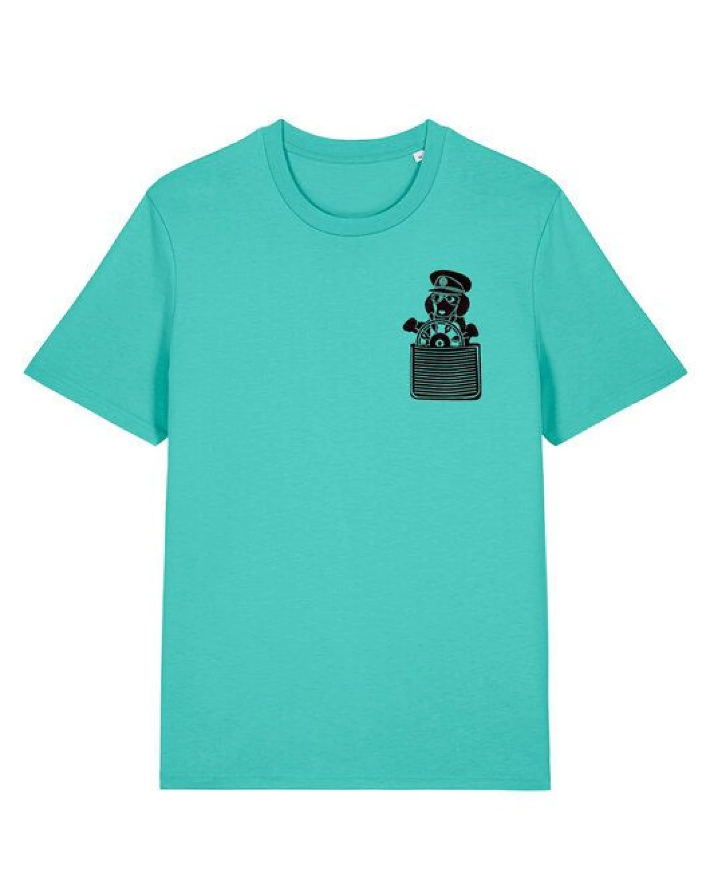 päfjes Dackel / Dackelkapitän Fair Wear Unisex BioT-Shirt – Ansicht 3