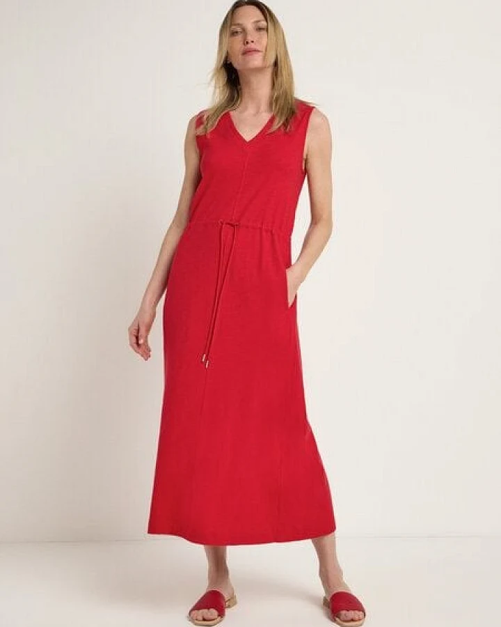 LANIUS Maxikleid (GOTS) aus Bio-Baumwolle