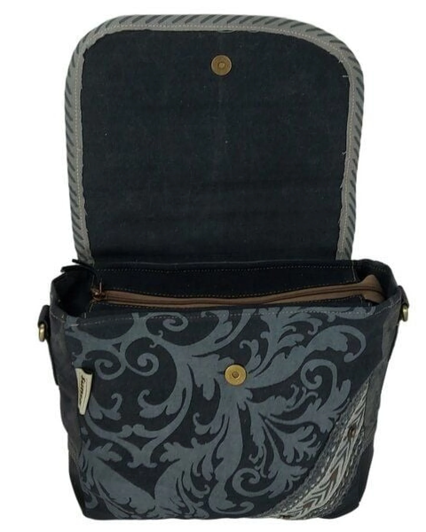 Sunsa Messenger Tasche Vintage Umhängetasche Canvas Schultertasche Mittelgroße Corssbody Bag – Ansicht 4
