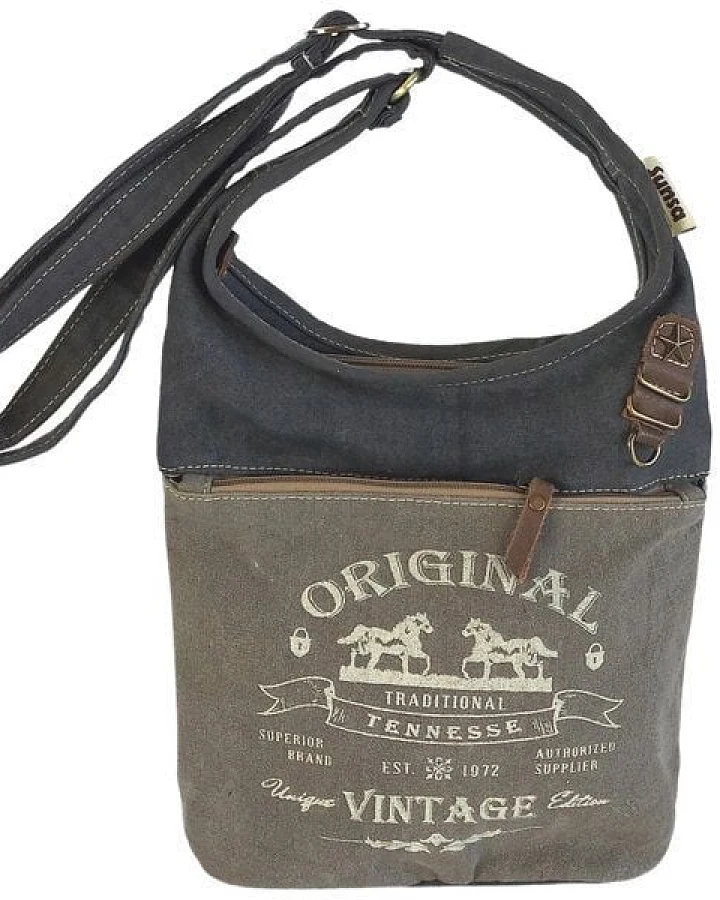 Sunsa Canvas Umhängetasche Vintage Crossbody Hobo Tasche Damen Schultertasche