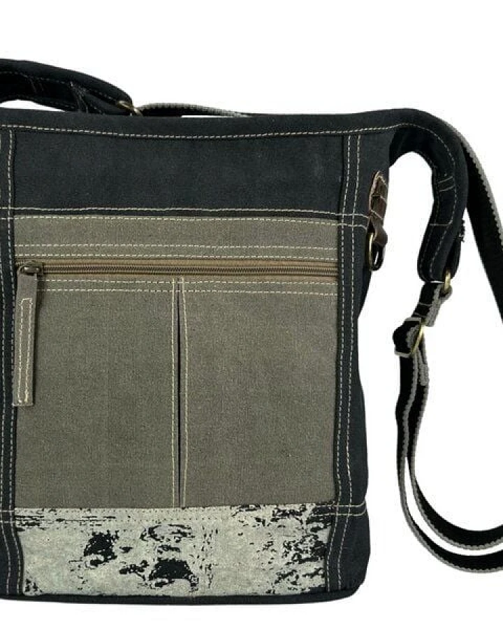 Sunsa Canvas Umhängetasche. Vintage Stil Crossbody Hobo Tasche.