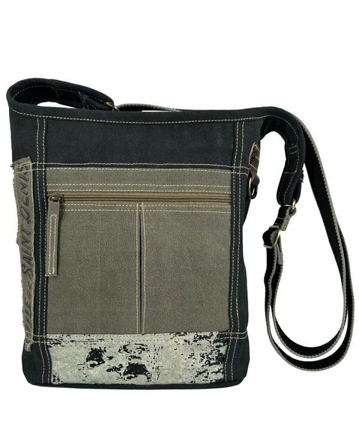 Sunsa Canvas Umhängetasche. Vintage Stil Crossbody Hobo Tasche.