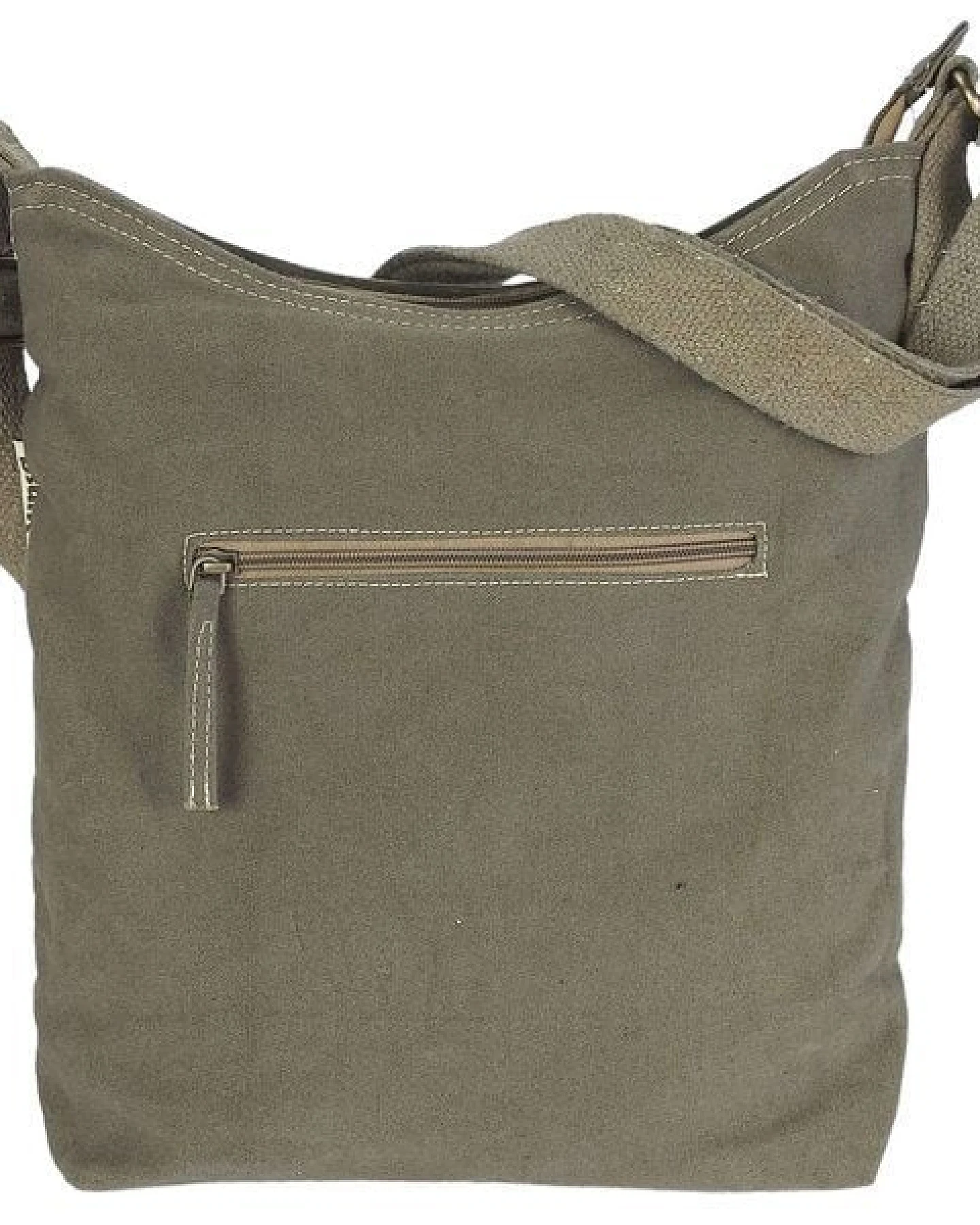 Sunsa Canvas Umhängetasche. Vintage Stil mit Fahrrad Motiv Crossbody Bag. Vegane Hobo Tasche. – Ansicht 4