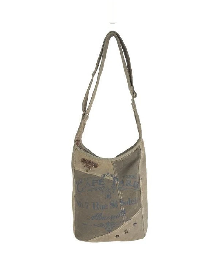 Sunsa Canvas Umhängetasche Vintage Crossbody Hobo Tasche schwarze Schultertasche