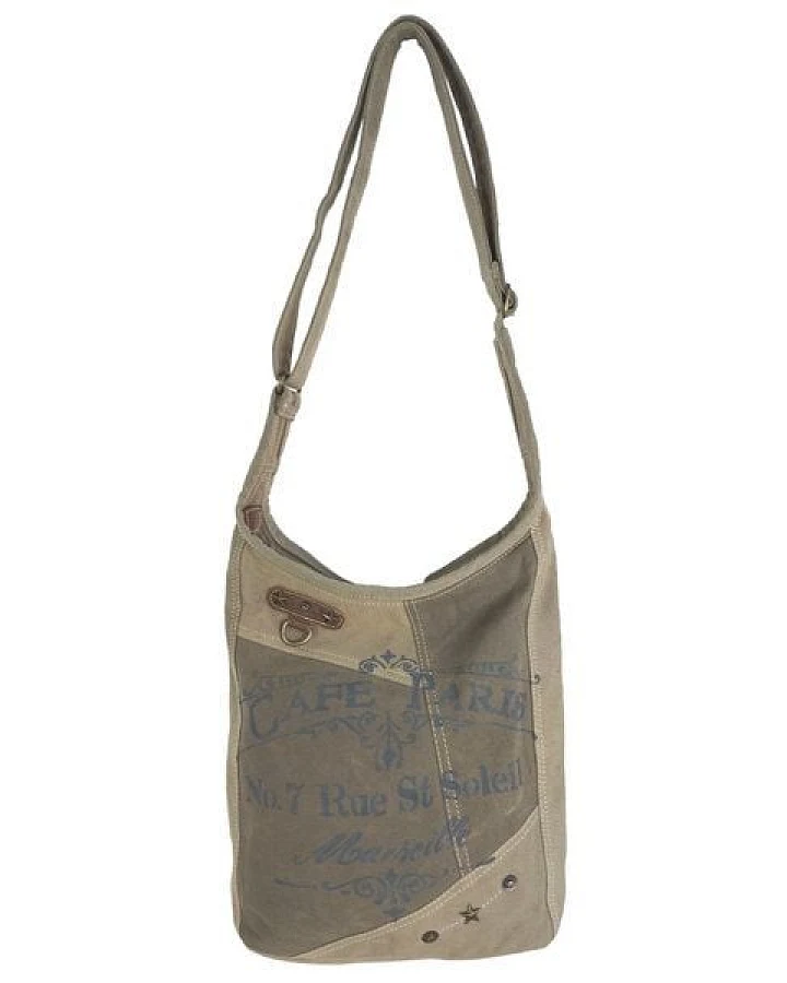 Sunsa Canvas Umhängetasche Vintage Crossbody Hobo Tasche schwarze Schultertasche