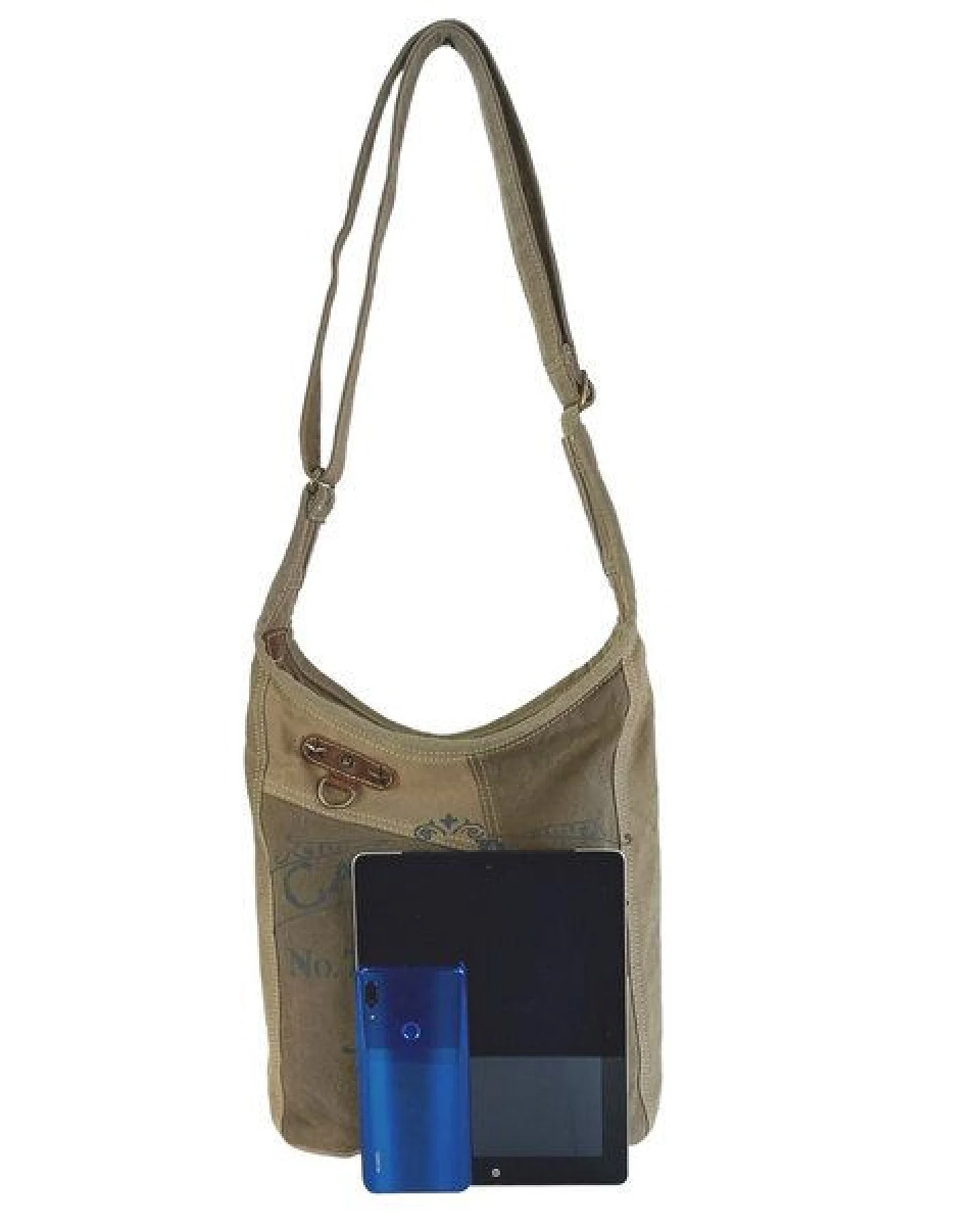 Sunsa Canvas Umhängetasche Vintage Crossbody Hobo Tasche schwarze Schultertasche – Ansicht 4