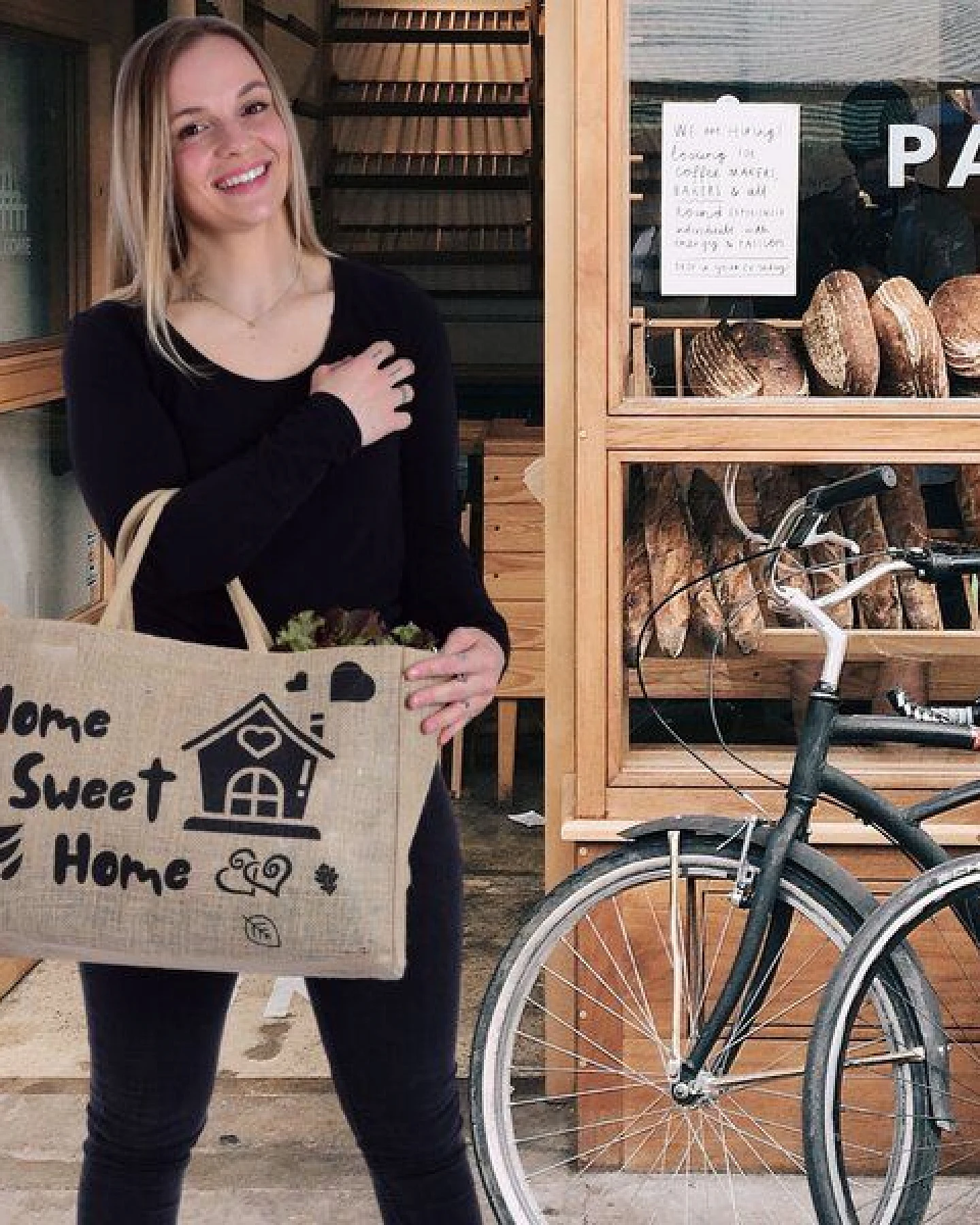 Domelo große Jute Einkaufskorb, Vegane Einkaufstasche nachhaltige Handtasche/ Shopper – Ansicht 2