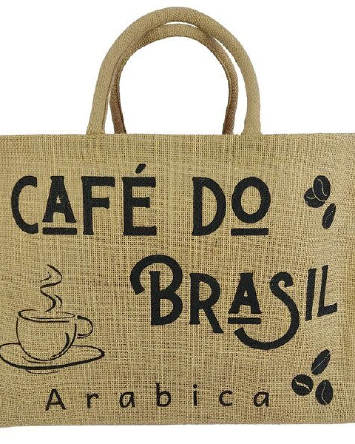 Domelo große Jute Einkaufskorb, Vegane Einkaufstasche nachhaltige Handtasche/ Shopper