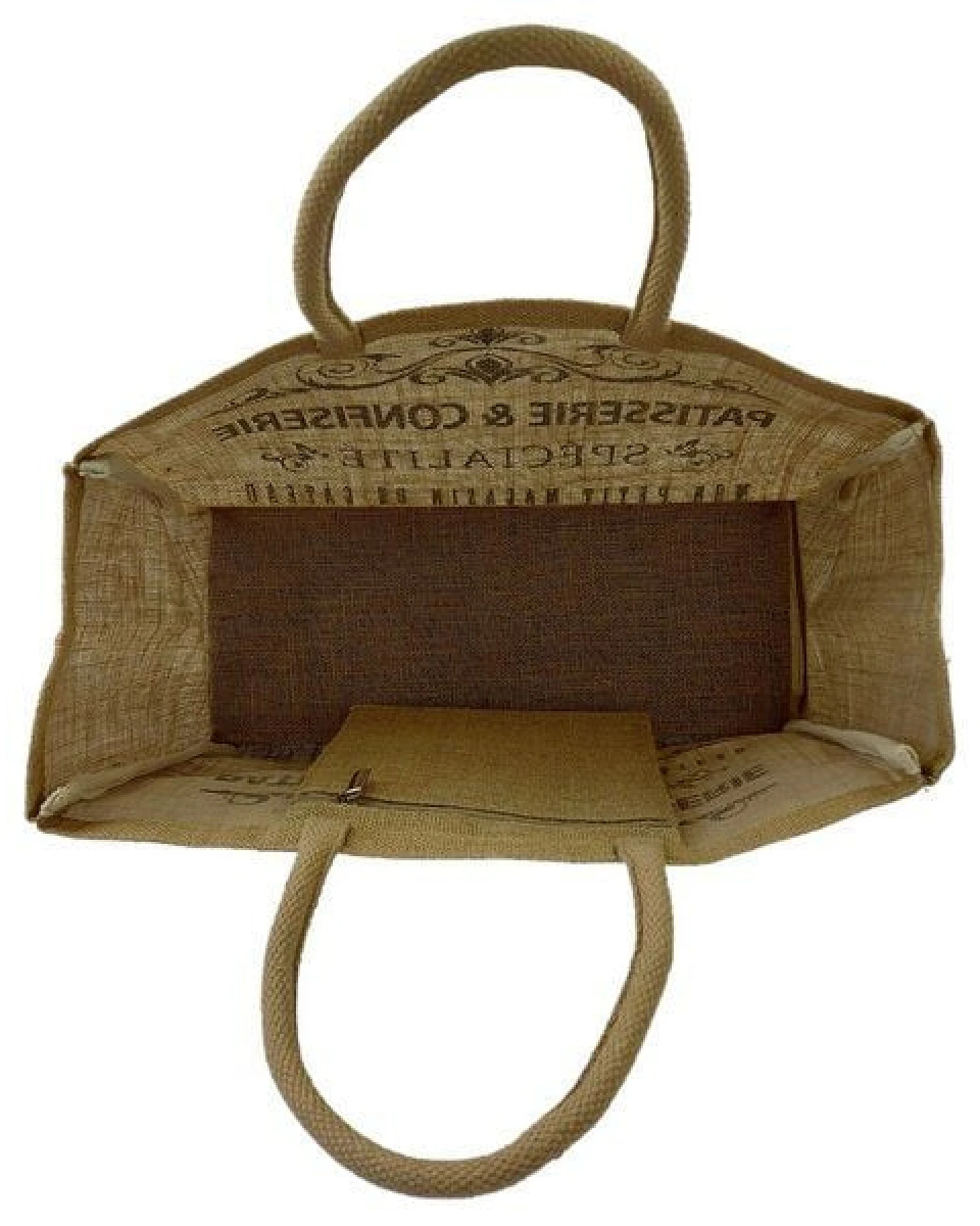 Domelo große Jute Einkaufskorb, Vegane Einkaufstasche nachhaltige Handtasche/ Shopper – Ansicht 4