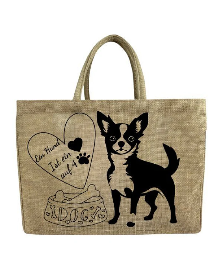 Domelo große Jute Einkaufskorb, Vegane Einkaufstasche nachhaltige Handtasche/ Shopper
