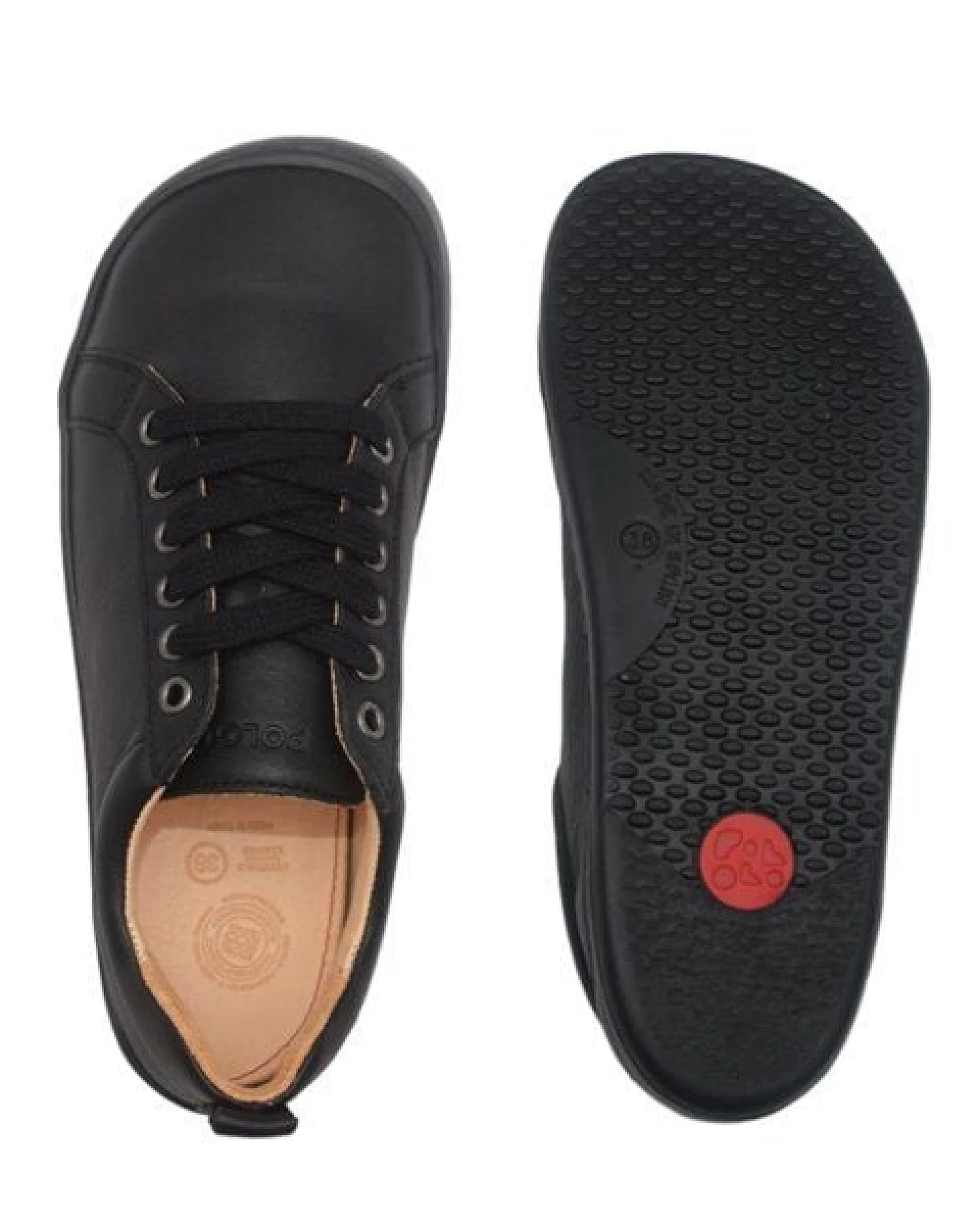 Pololo Barfuß Sneaker für Erwachsene, chromfrei gegerbtes Leder – Ansicht 3