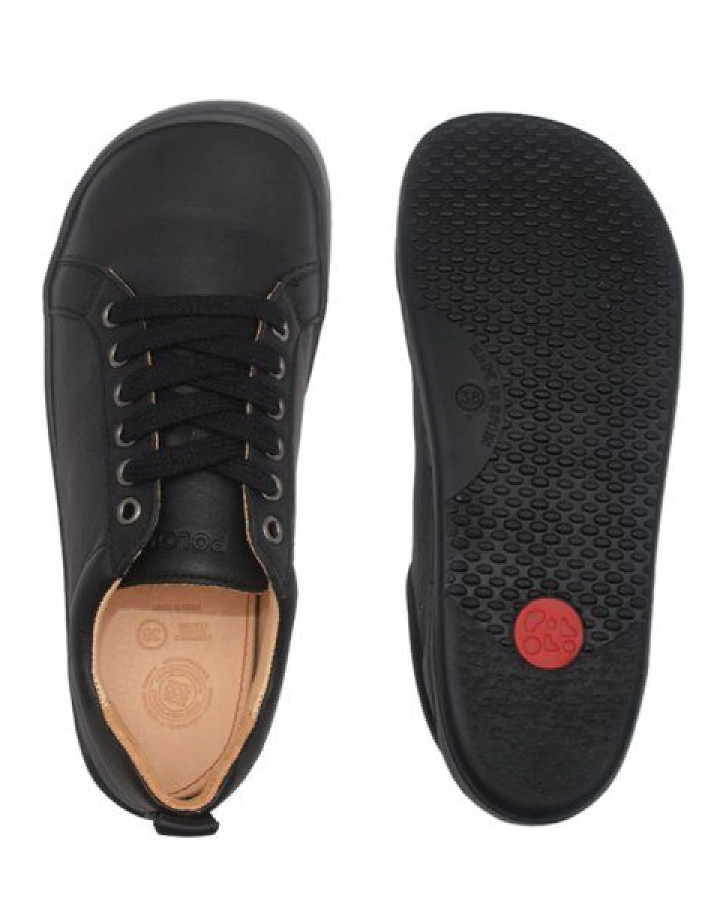 Pololo Barfuß Sneaker für Erwachsene, chromfrei gegerbtes Leder – Ansicht 3