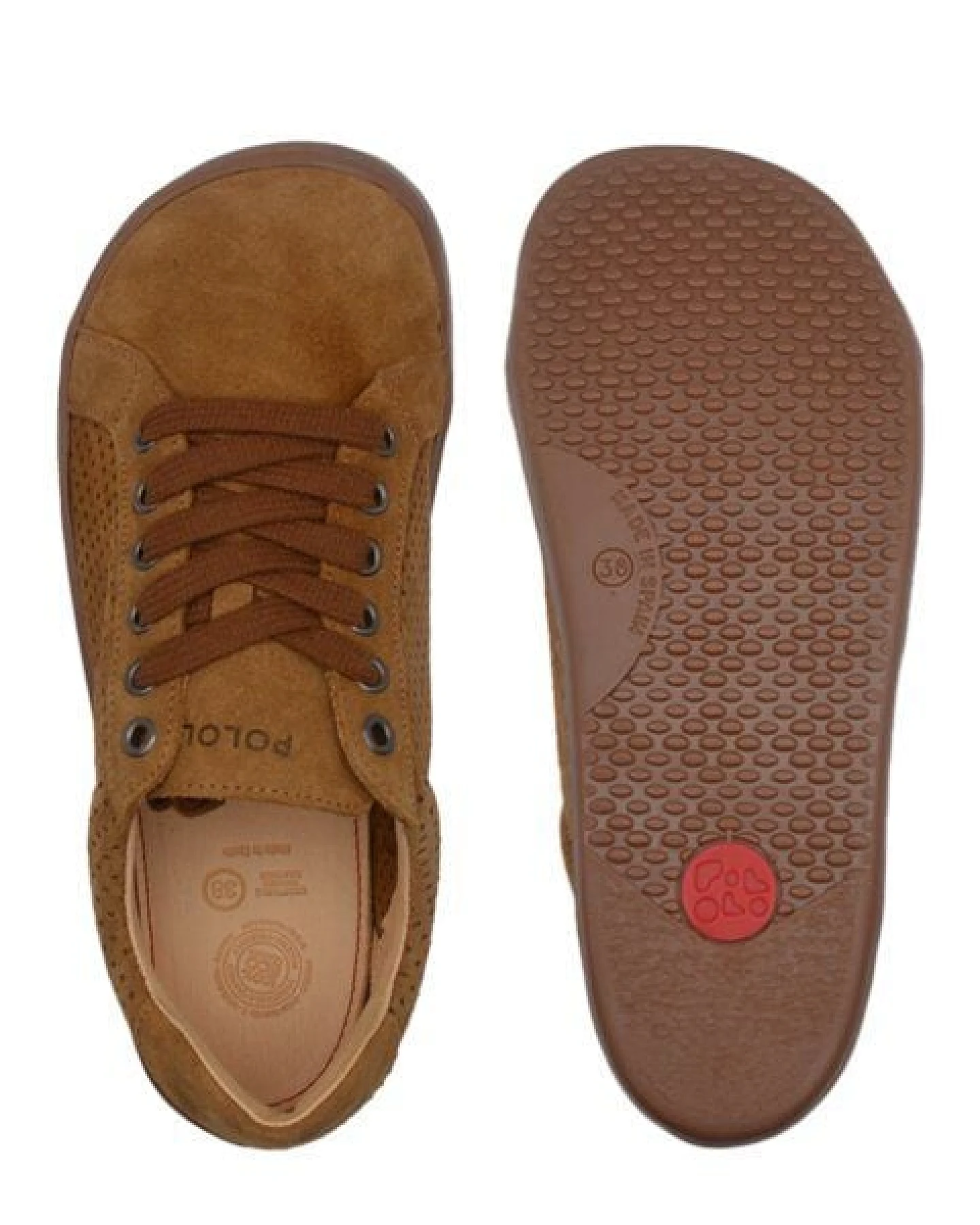 Pololo Barfuß Sneaker für Erwachsene, chromfrei gegerbtes Leder – Ansicht 4