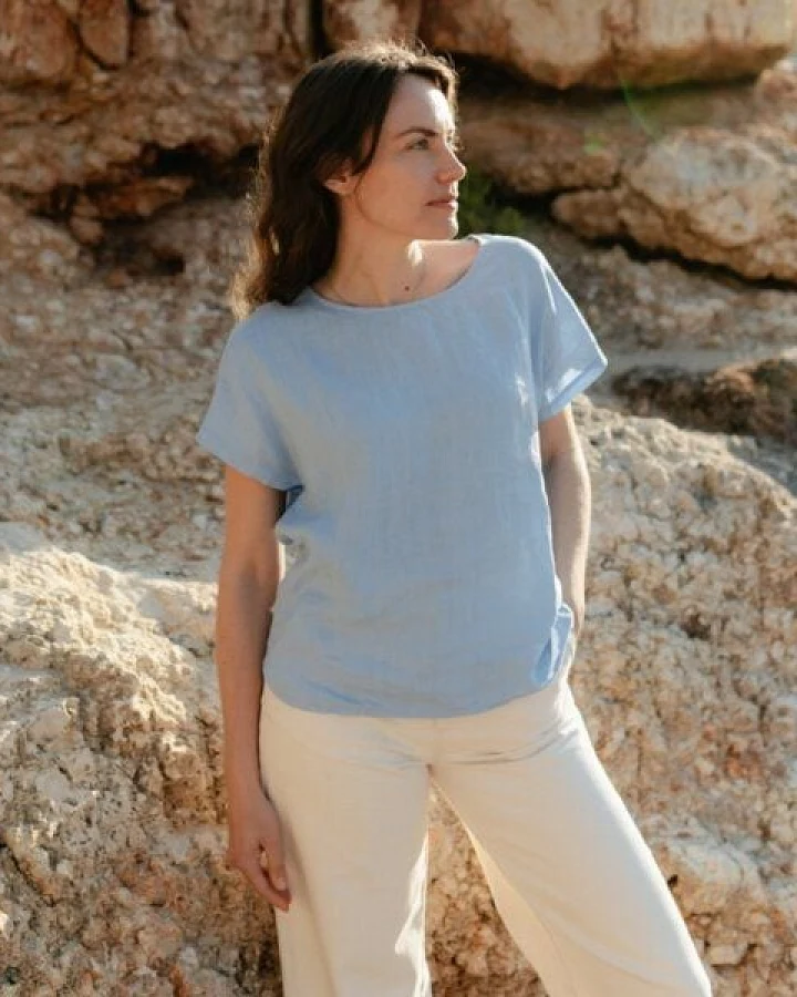 NORDLICHT Leinen T-Shirt IDA aus 100% Leinen
