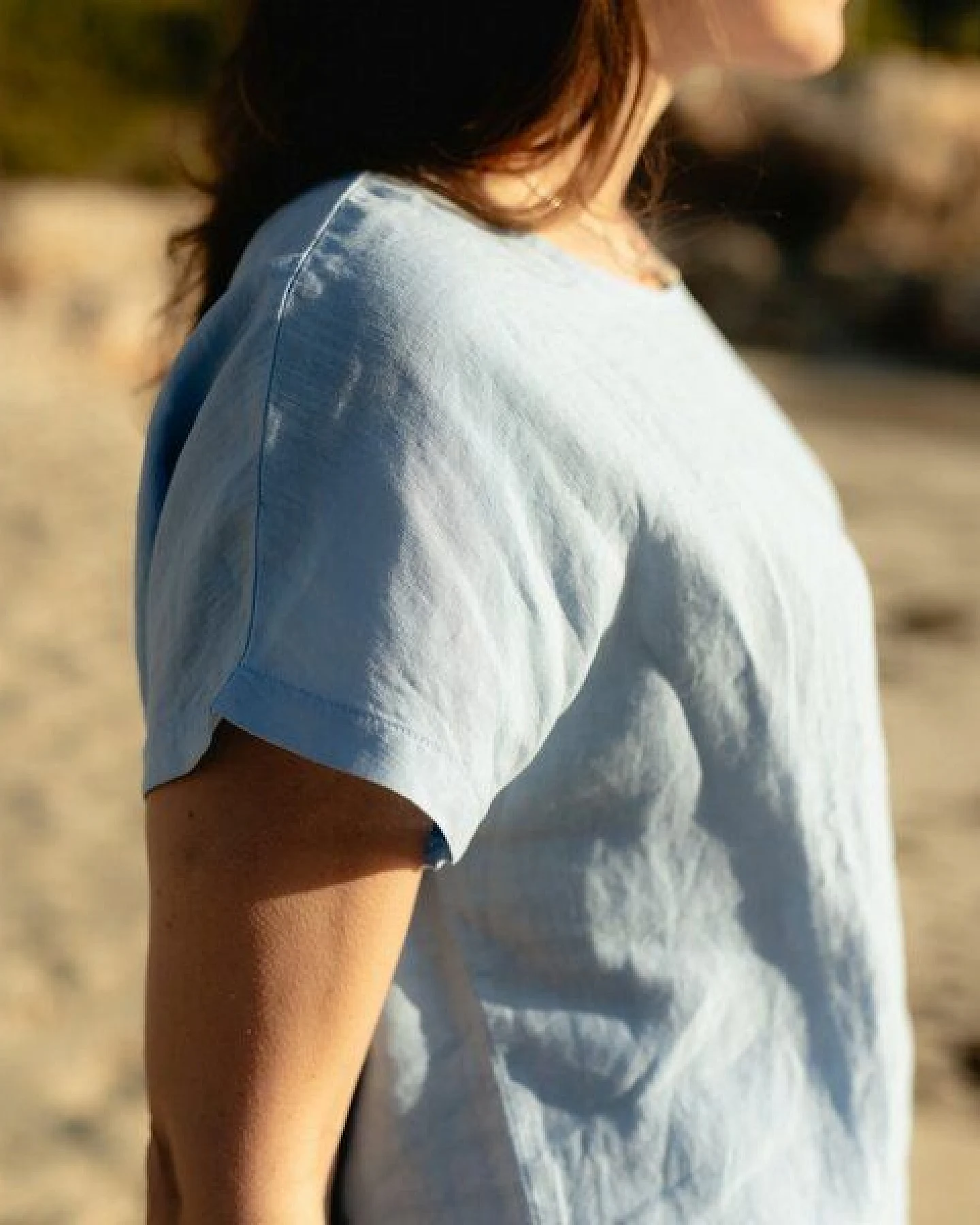 NORDLICHT Leinen T-Shirt IDA aus 100% Leinen – Ansicht 3