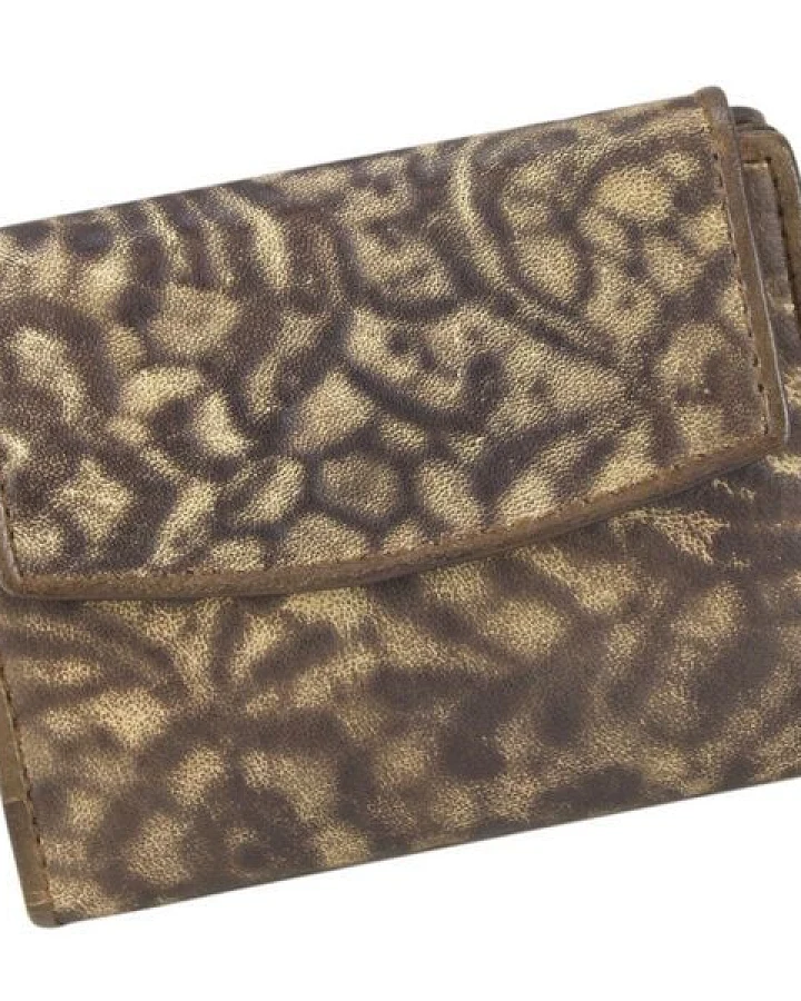 Sunsa Leder Geldbörse Vintage Portemonnaie Damen Brieftasche