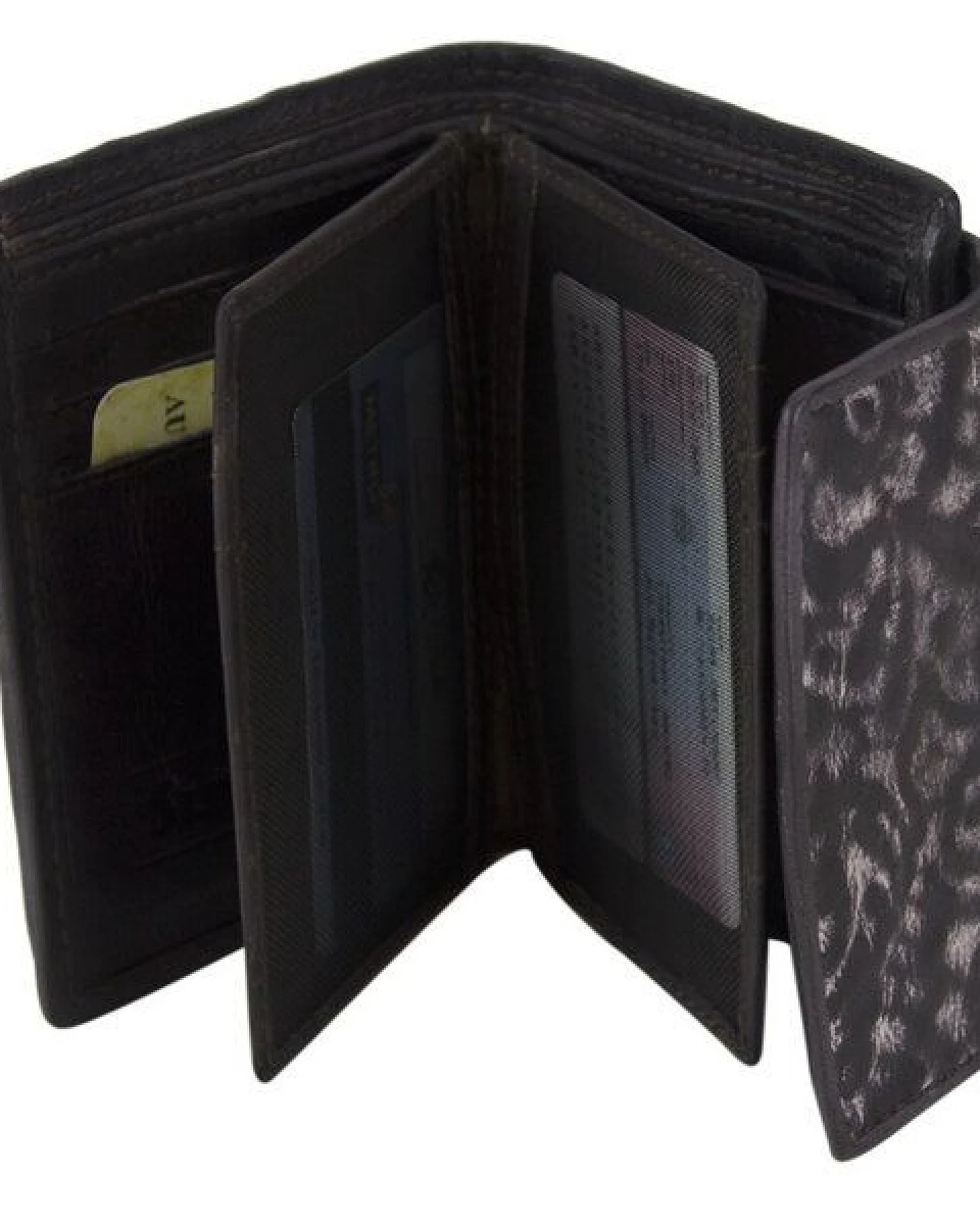 Sunsa Leder Geldbörse Vintage Portemonnaie Damen Brieftasche – Ansicht 2