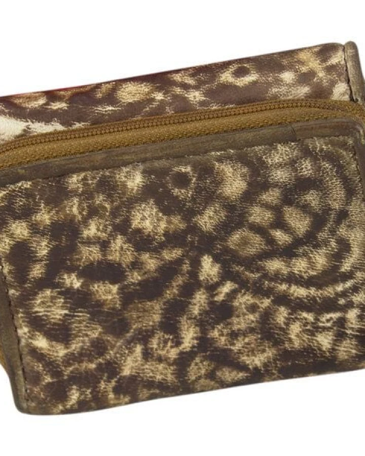 Sunsa Leder Geldbörse Vintage Portemonnaie, Damen Brieftasche