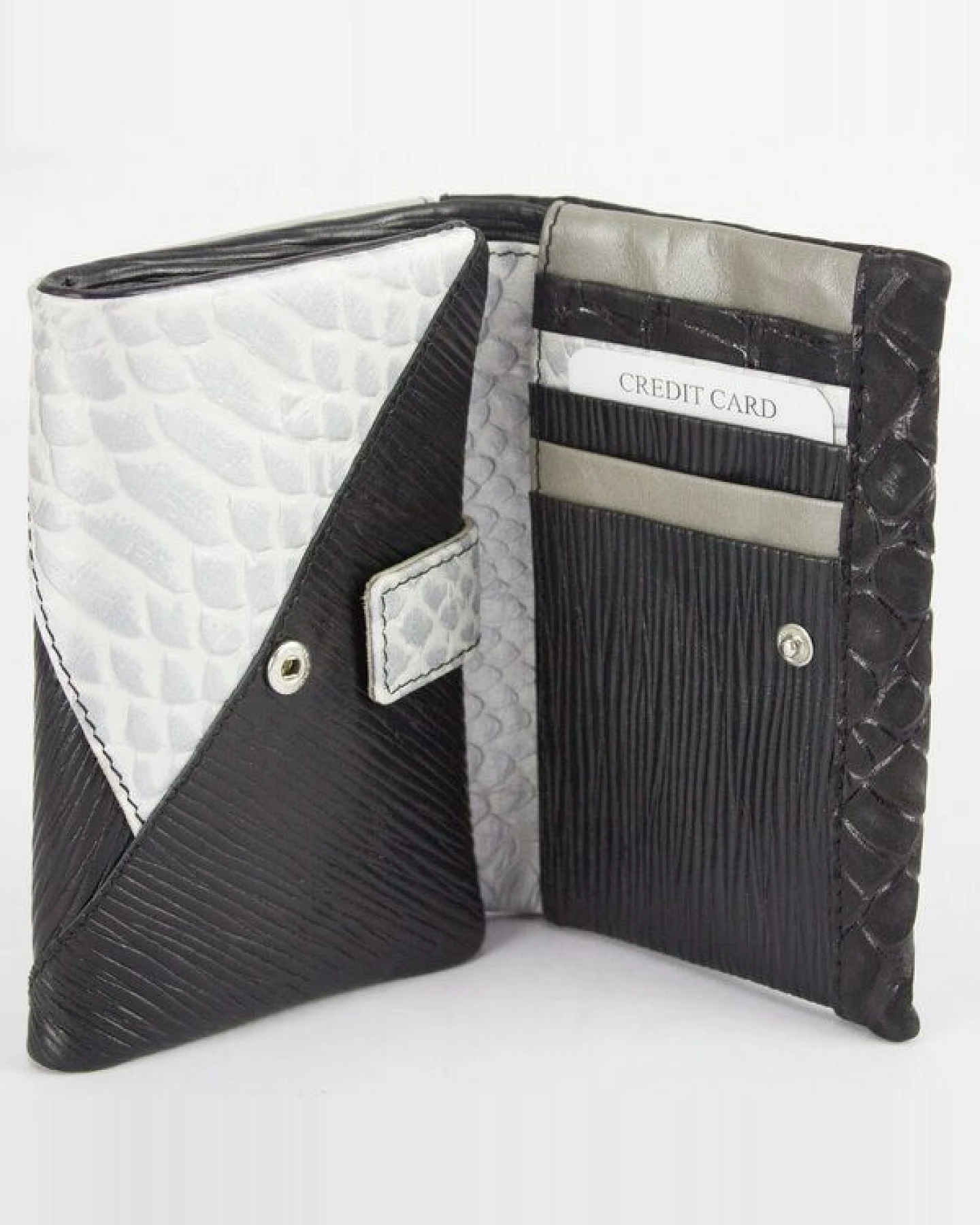 Sunsa Leder Geldbörse Portemonnaie Damen Brieftasche – Ansicht 3