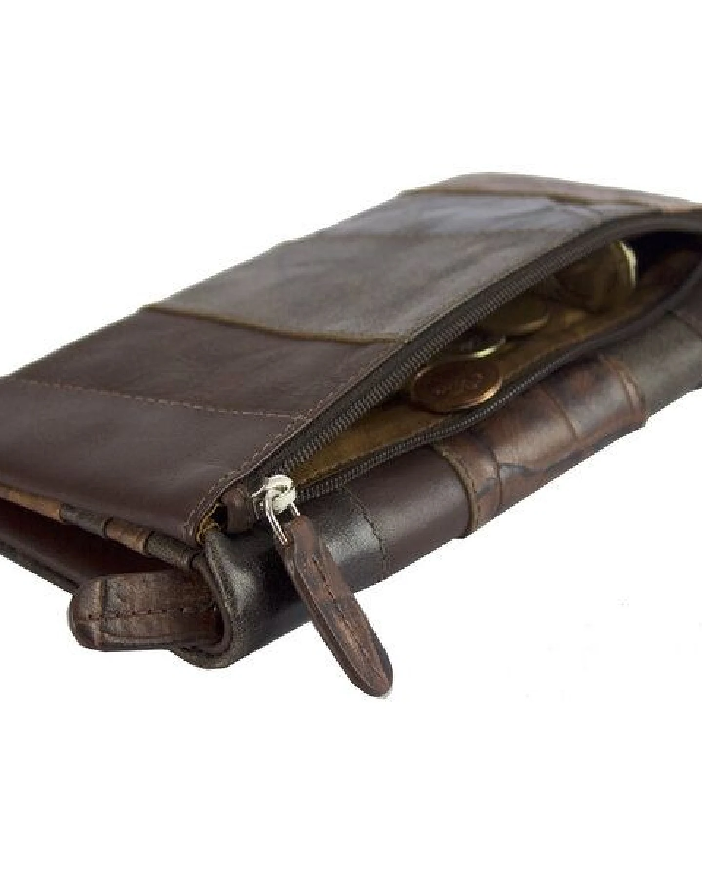 Sunsa Leder Geldbörse Portemonnaie Brieftasche groß – Ansicht 4