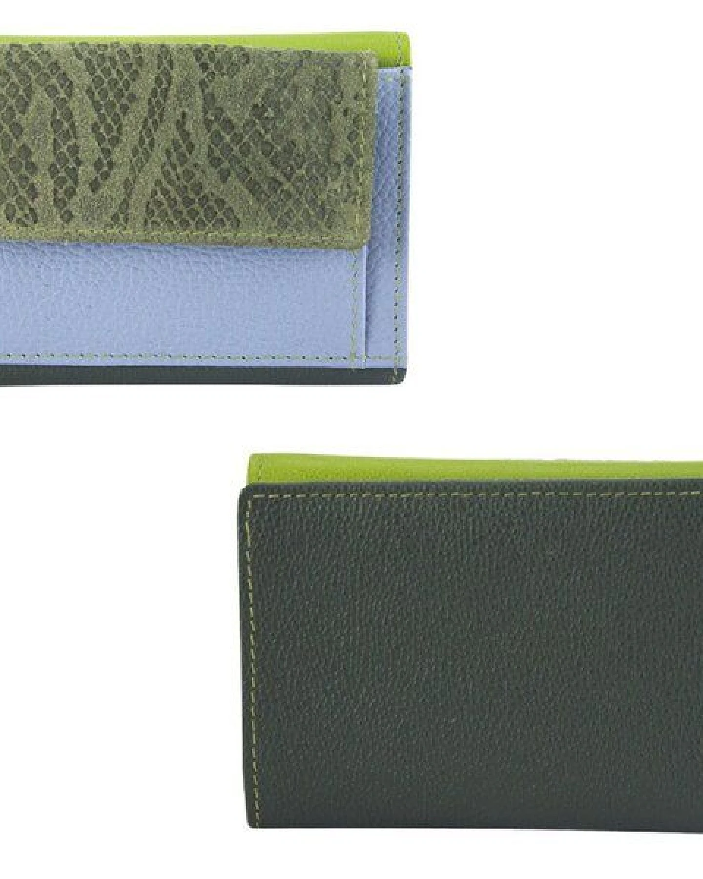 Sunsa Leder Geldbörse kleine Portemonnaie Brieftasche – Ansicht 3