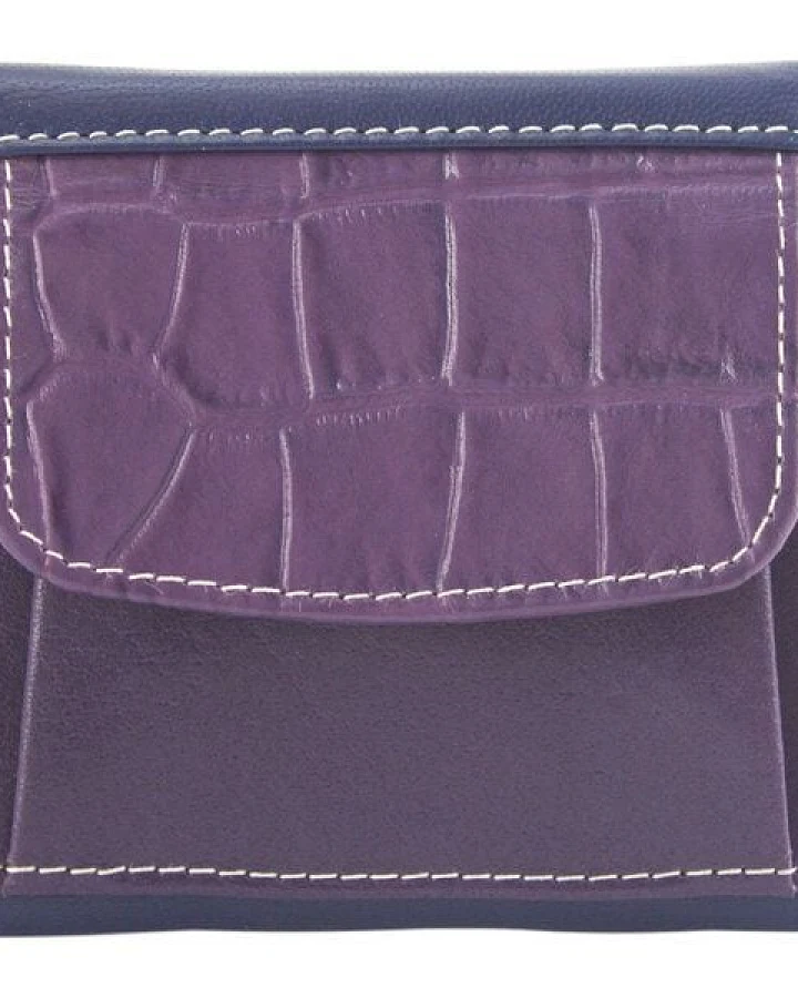 Sunsa Leder Geldbörse Damen Portemonnaie Brieftasche klein Geldbeutel