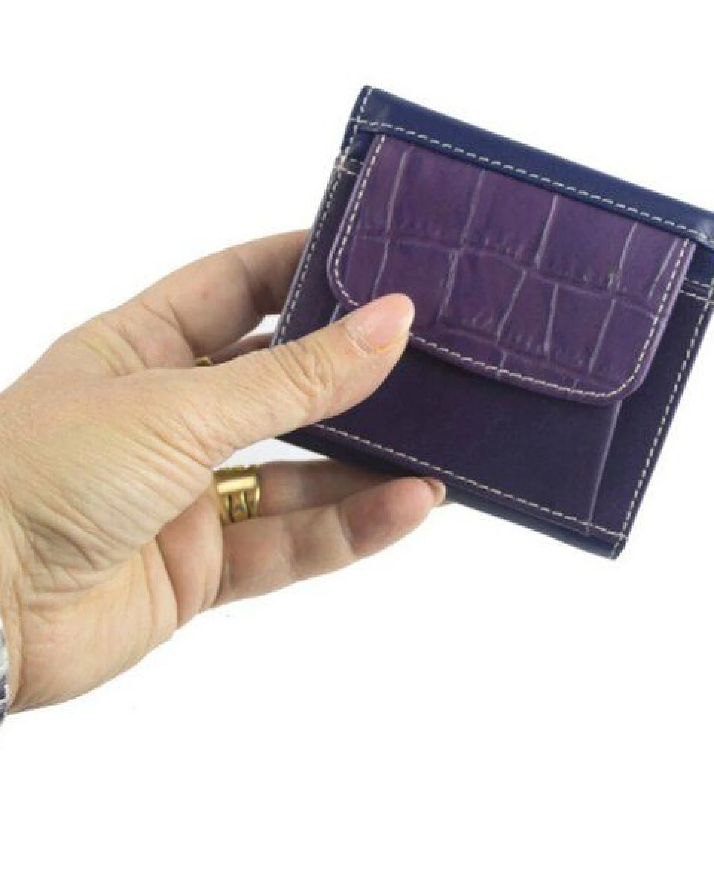 Sunsa Leder Geldbörse Damen Portemonnaie Brieftasche klein Geldbeutel – Ansicht 2