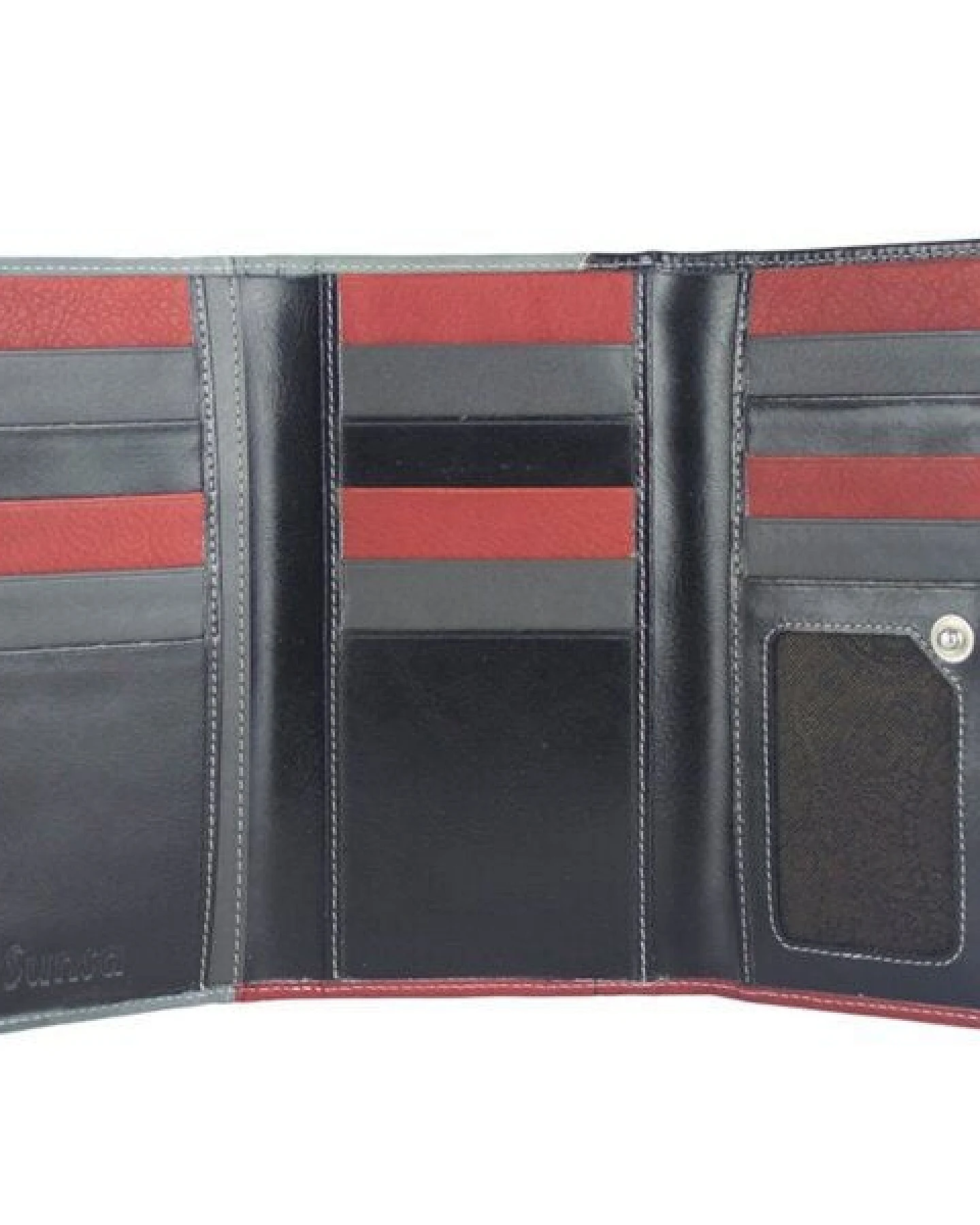 Sunsa Leder Geldbörse Damen Portemonnaie Brieftasche großer Geldbeutel – Ansicht 4