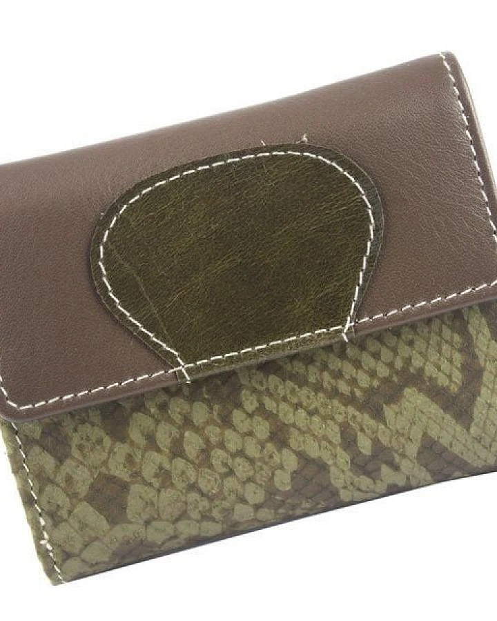 Sunsa Leder Geldbörse Portemonnaie kleine Brieftasche Geldbeutel