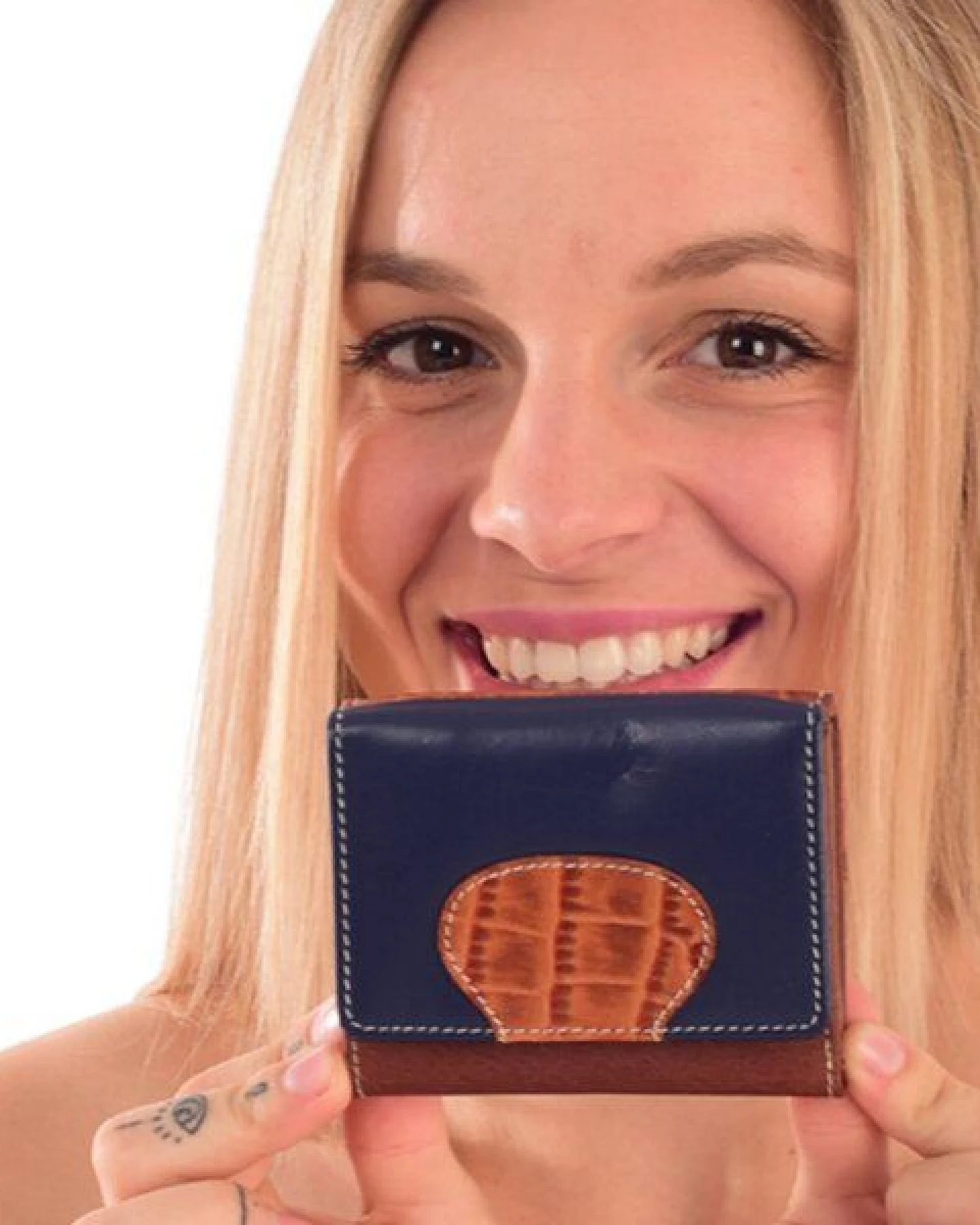Sunsa Leder Geldbörse Portemonnaie kleine Brieftasche Geldbeutel – Ansicht 2