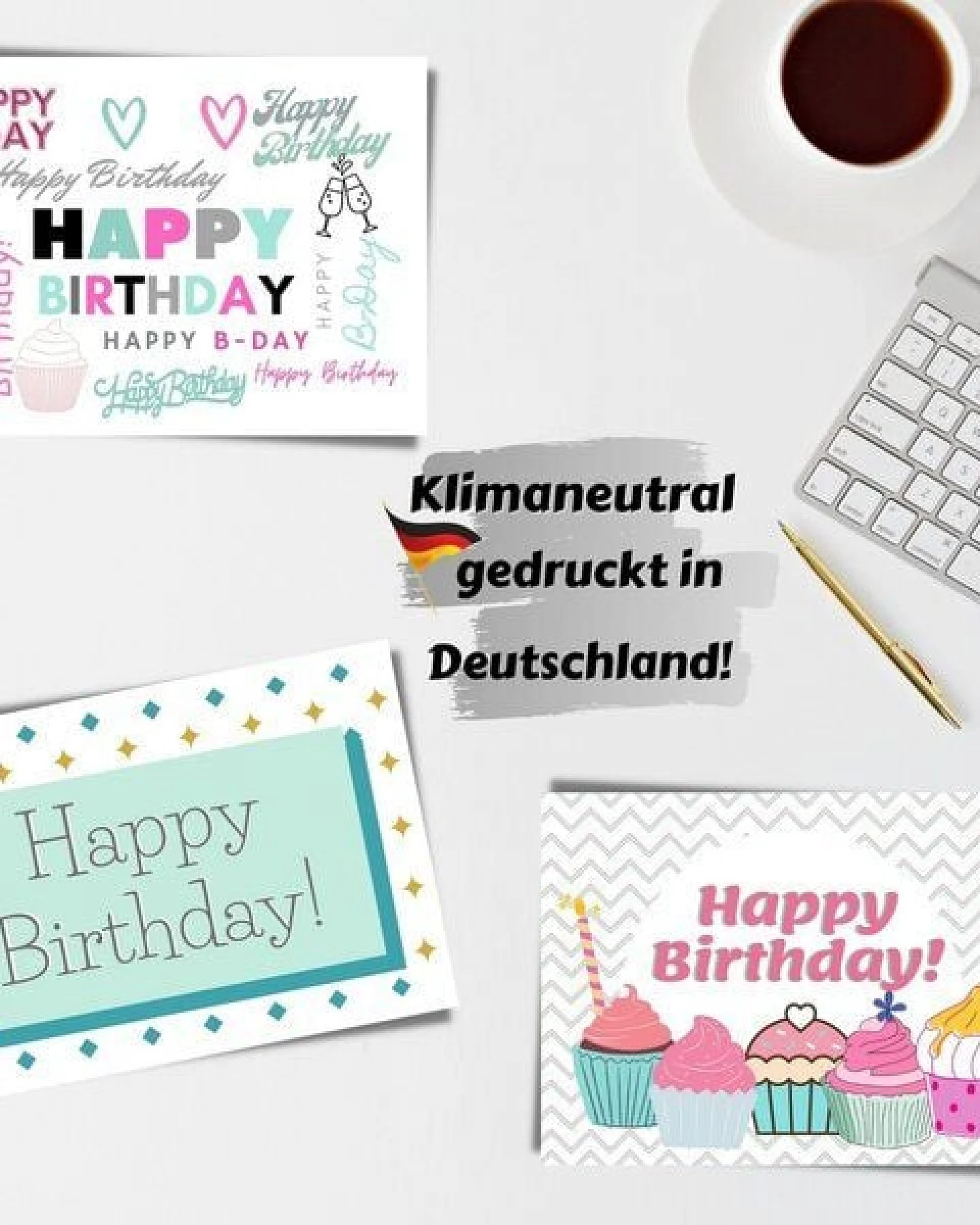 Domelo 15er Set Geburtstagskarten mit Umschlag Glückwunschkarten Postkarte als Grußkarten – Ansicht 4