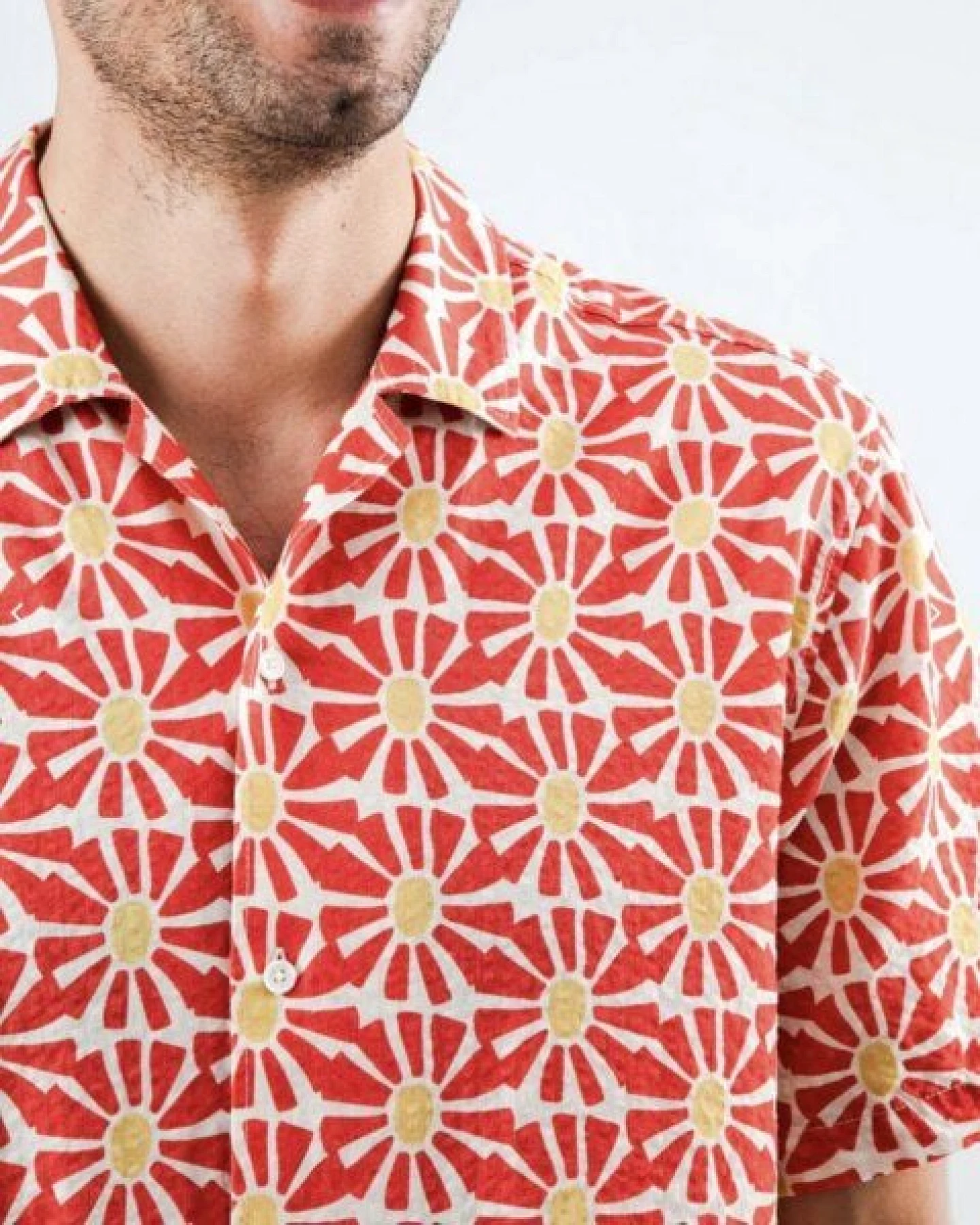 Brava Fabrics Marisol Aloha Shirt Red – Ansicht 4