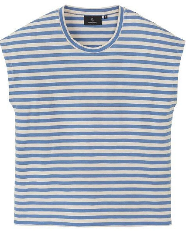 recolution T-Shirt ZINNIA STRIPES
