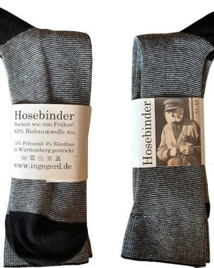 Hosebinder Socken - gestrickt in Süddeutschland