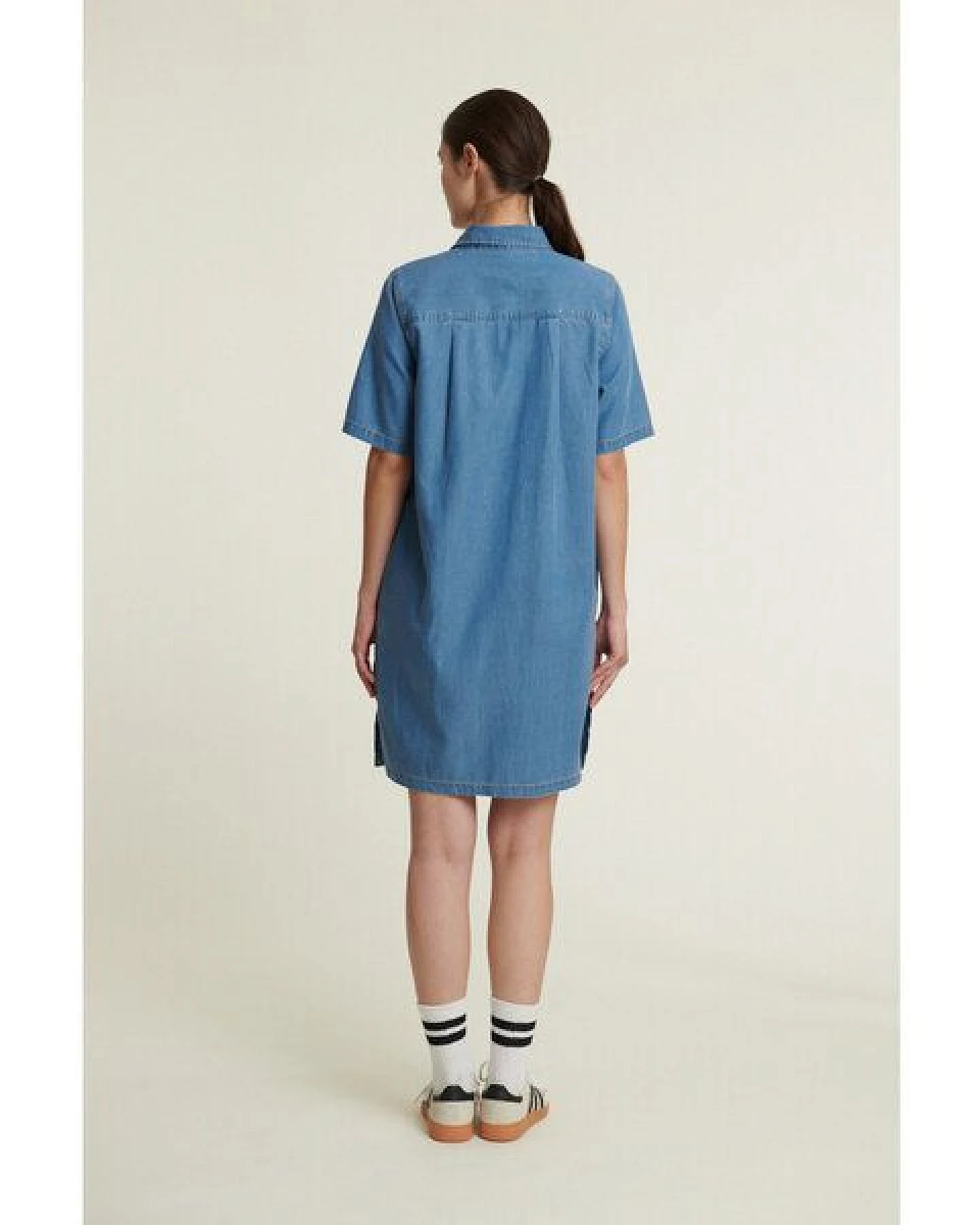 Basic Apparel Bine Polo Kleid aus Tencel und Bio-Baumwolle – Ansicht 3