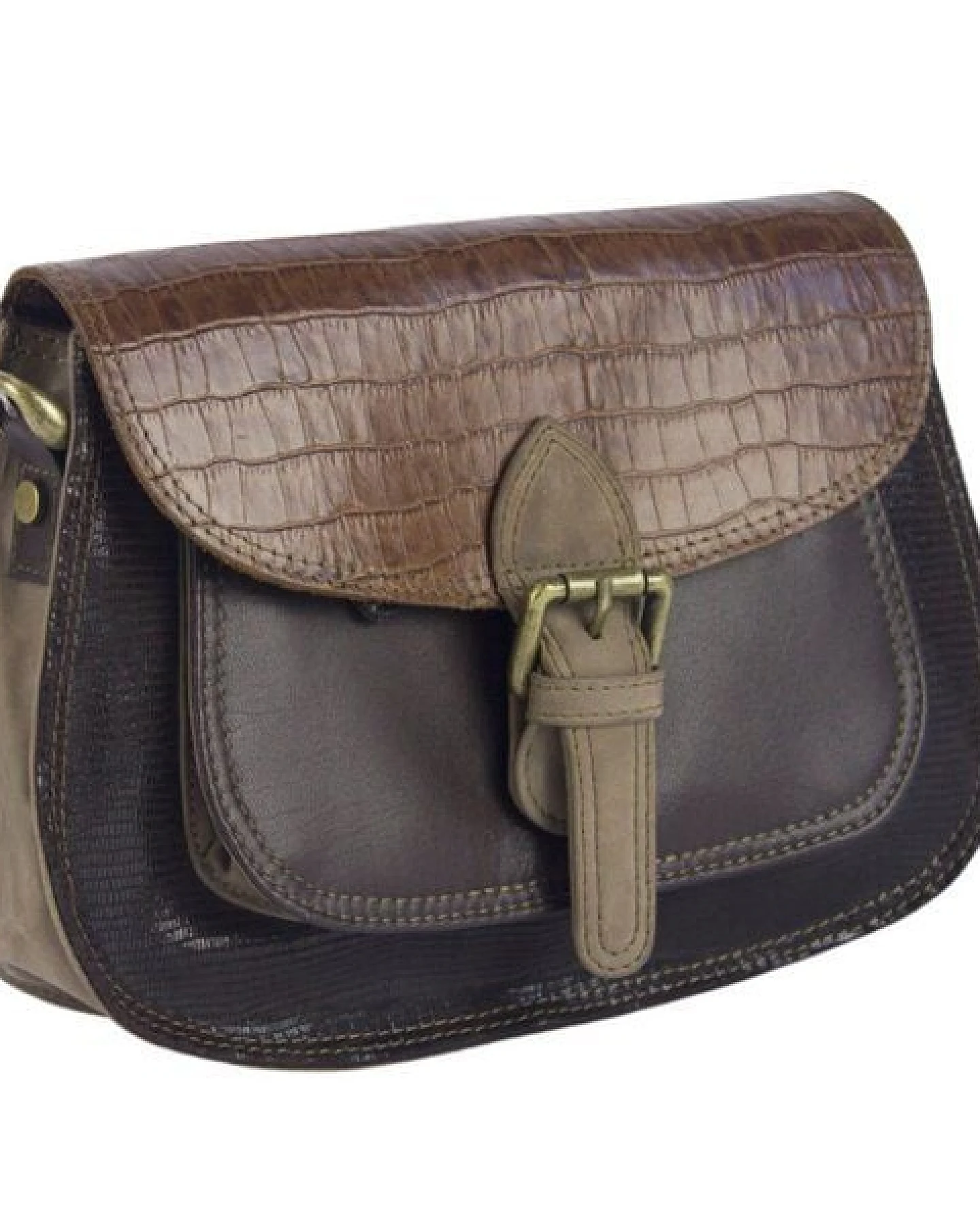 Sunsa Damen Ledertasche bunte Umhängetasche kleine Leder Tasche – Ansicht 3