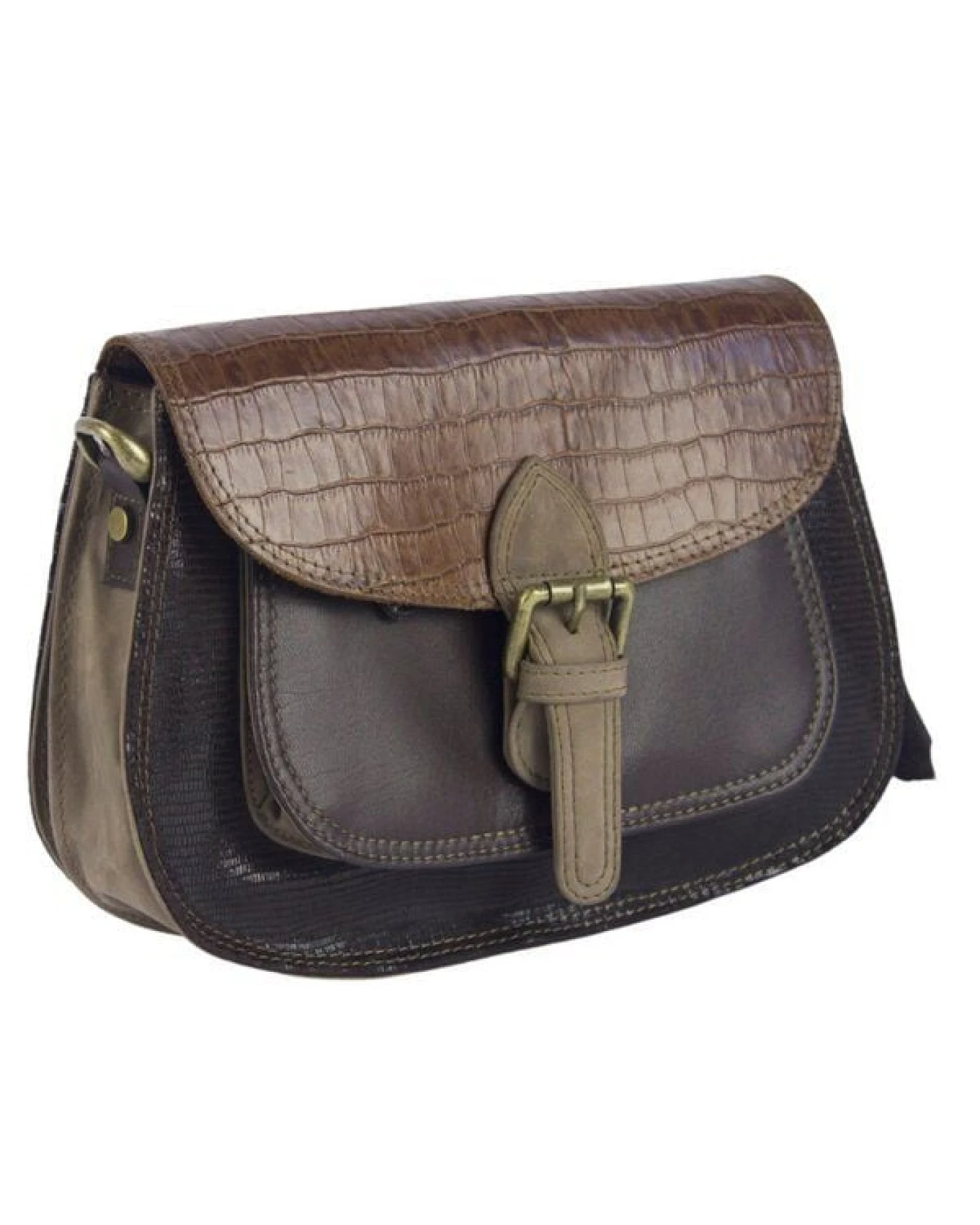 Sunsa Damen Ledertasche bunte Umhängetasche kleine Leder Tasche – Ansicht 3