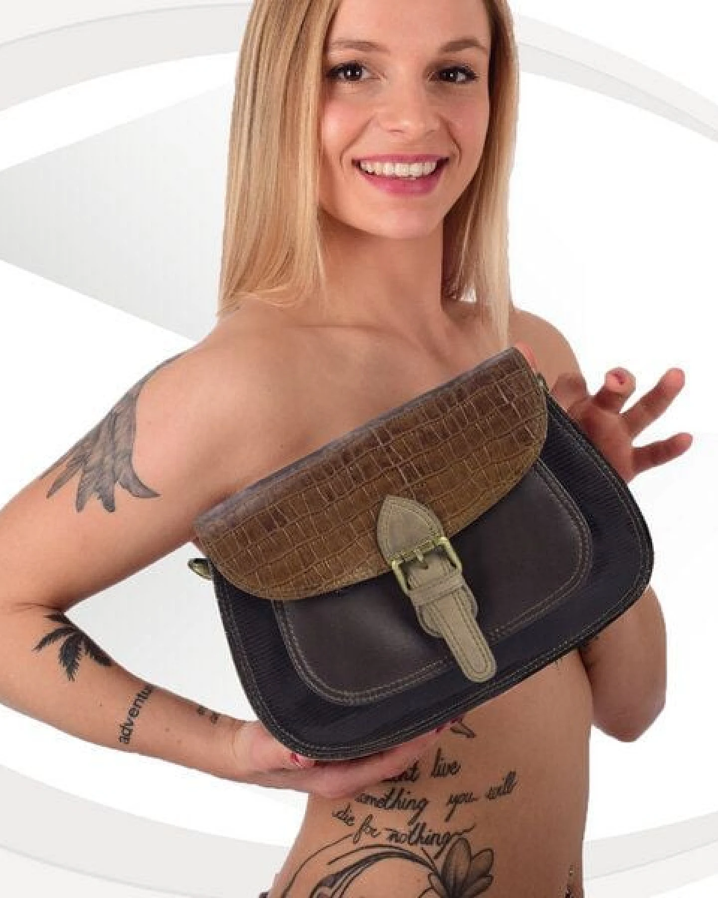 Sunsa Damen Ledertasche bunte Umhängetasche kleine Leder Tasche – Ansicht 4