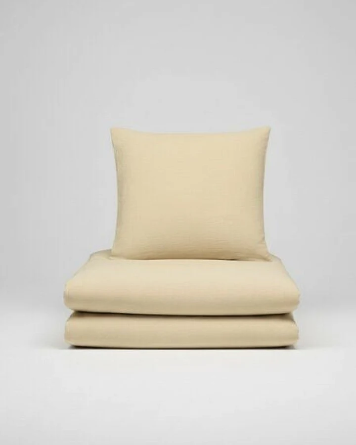 Nature by Adam Bettwäsche 2tlg aus 100% Bio-Baumwolle - Made in Germany - Uni Collection light