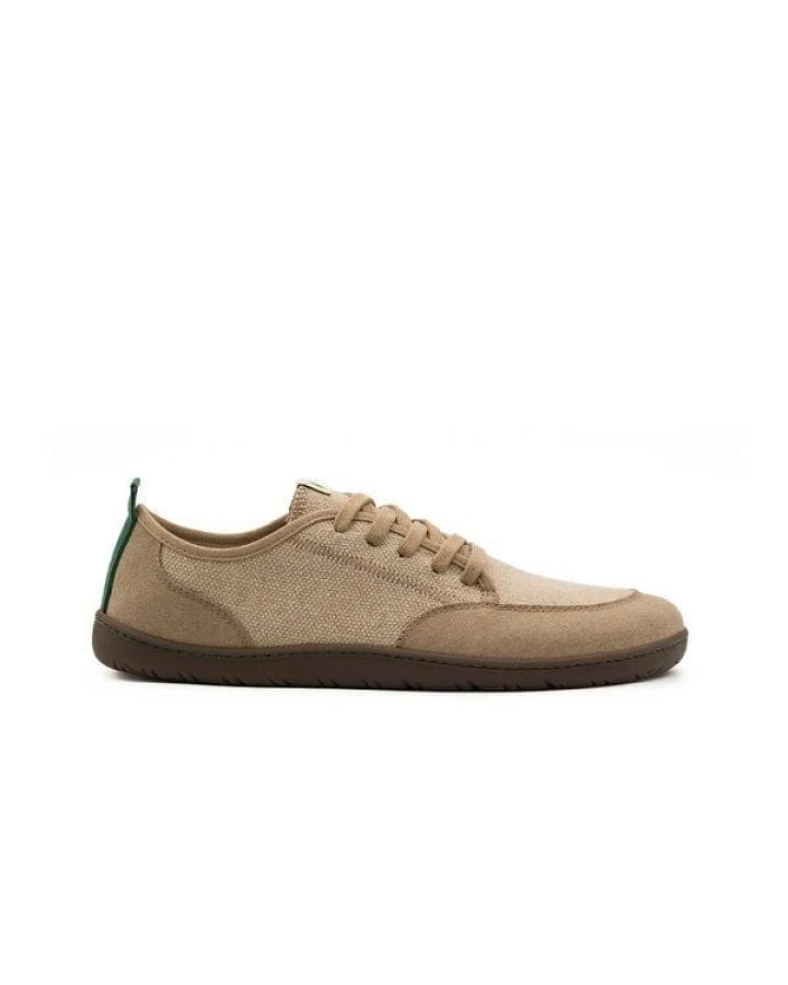 Vesica Piscis Footwear CLAXTON vegan barefoot sand-natural linen