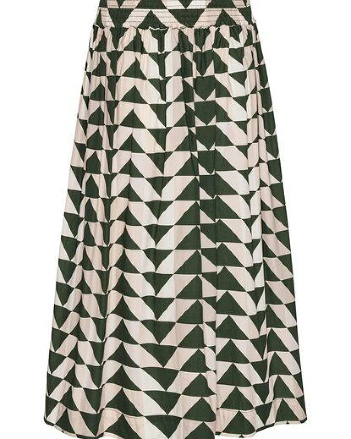 Quilt green print (green)