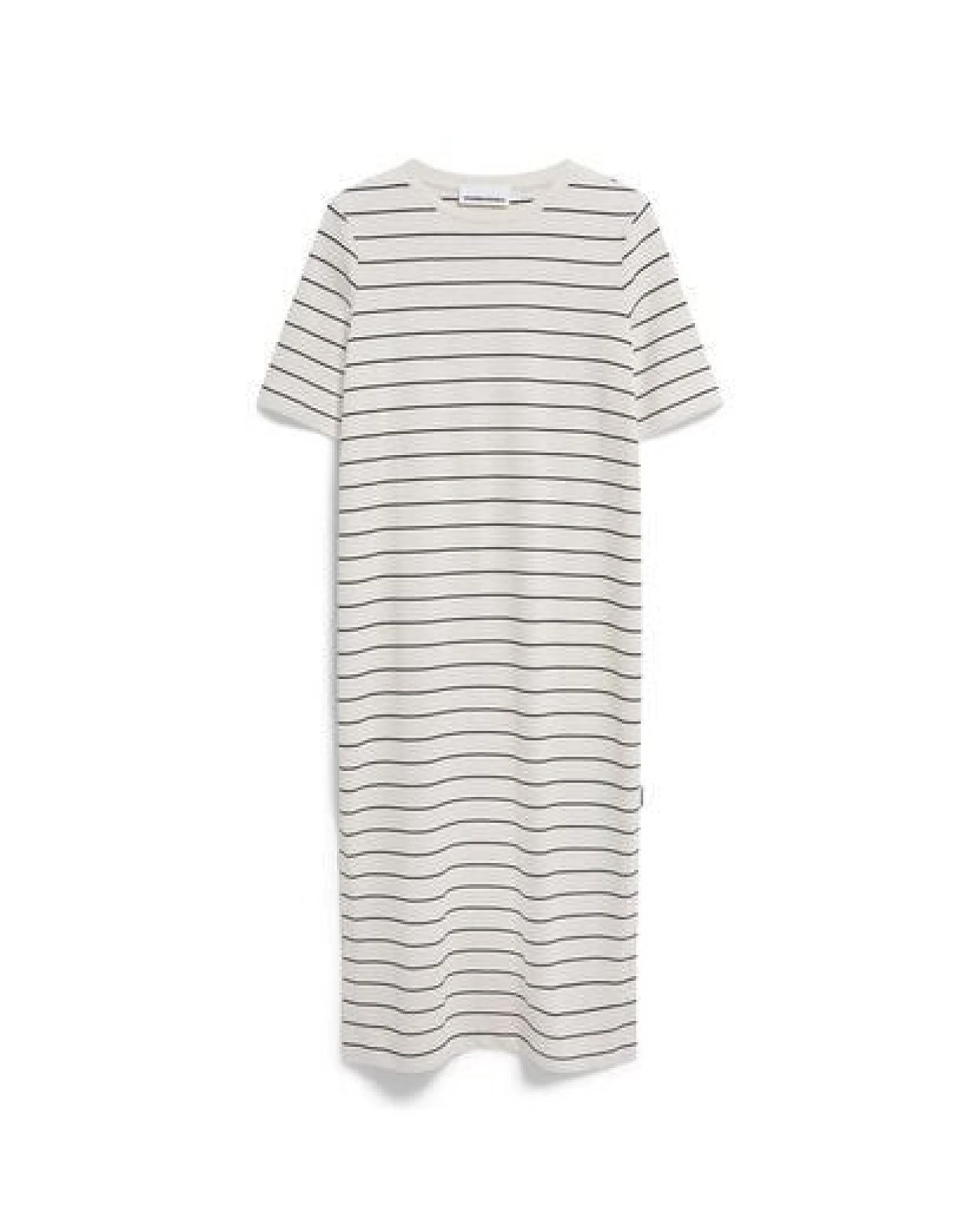 ARMEDANGELS XELINAA FINE STRIPE Damen Heavyweight Jerseykleid aus recyceltem Baumwoll Mix – Ansicht 4