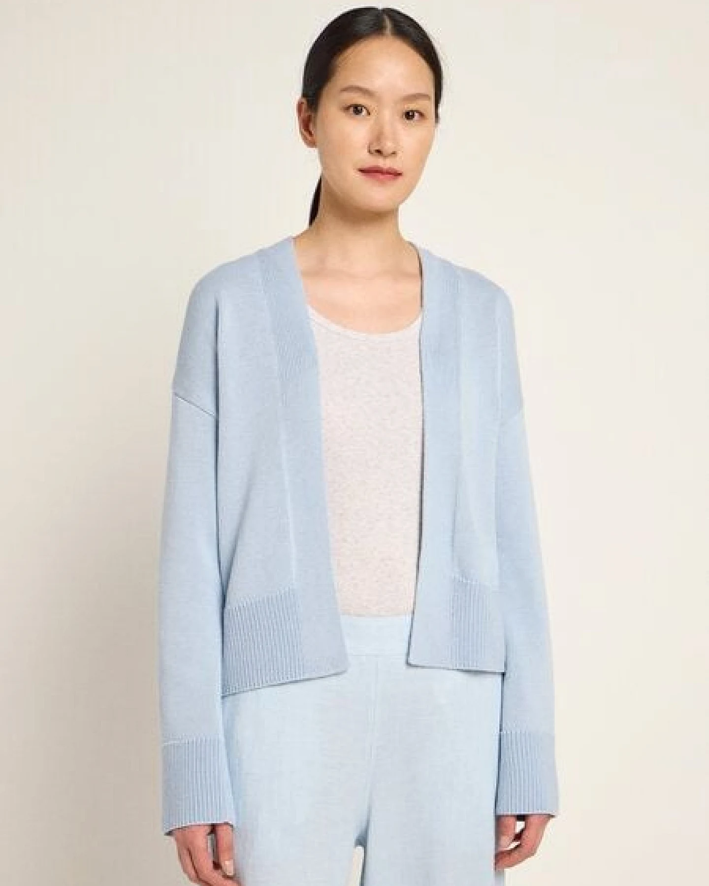 LANIUS Strickjacke aus Bio-Baumwolle GOTS – Ansicht 4