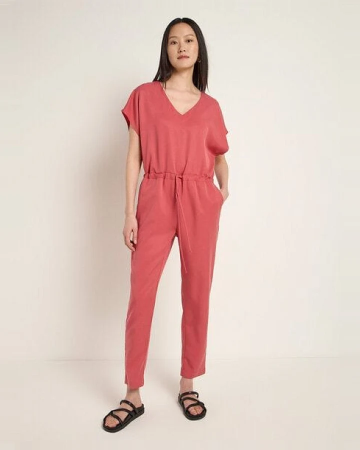 LANIUS Jumpsuit STRIPE aus TENCEL und Bio-Leinen