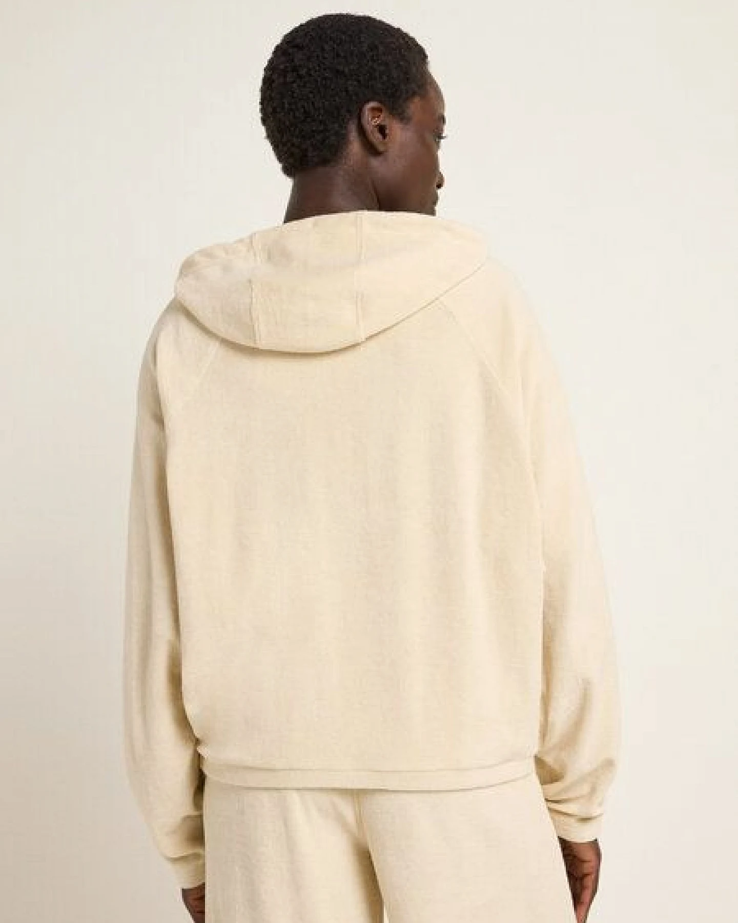 LANIUS Kapuzensweatshirt (GOTS) aus Bio-Baumwolle und recyceltem Polyester – Ansicht 3