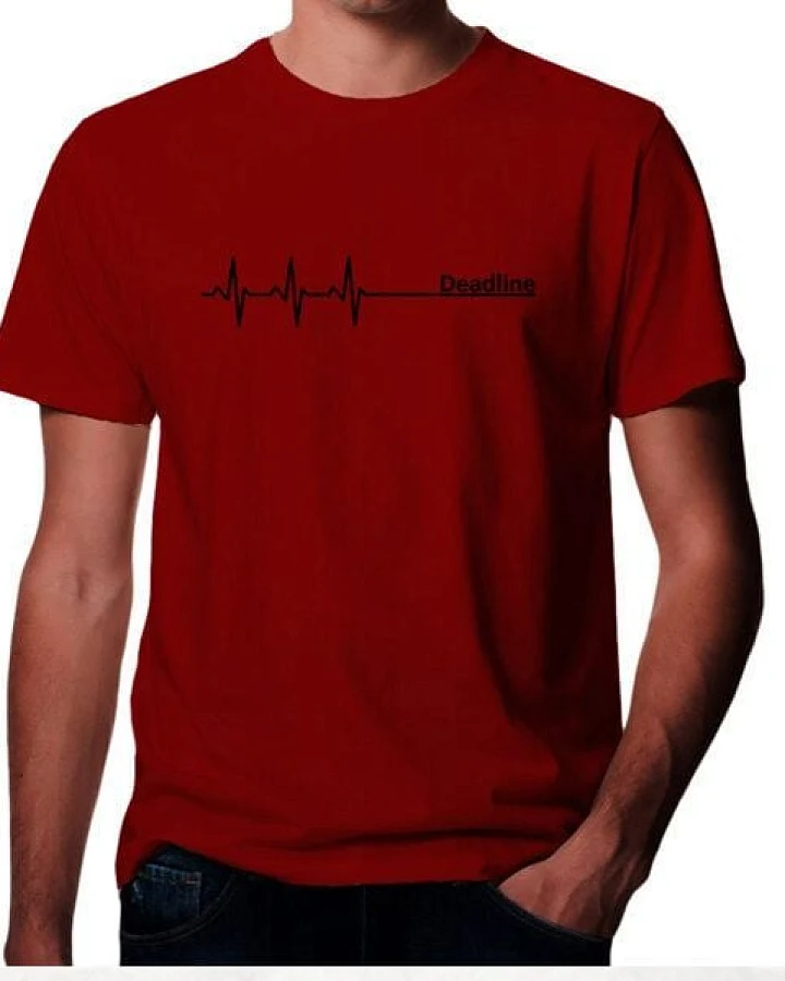 Picopoc Deadline ;) T-Shirt in rot