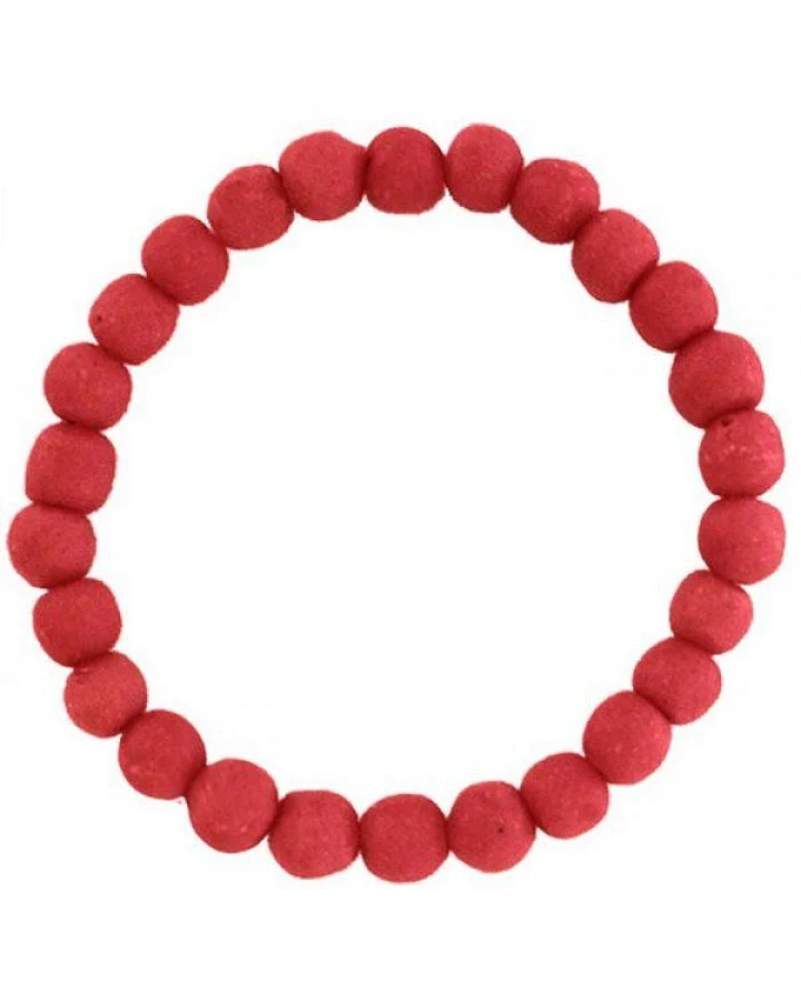 Global Mamas Armband mit Perlen aus Recycling Glas, Durchmesser ca. 7,5 cm