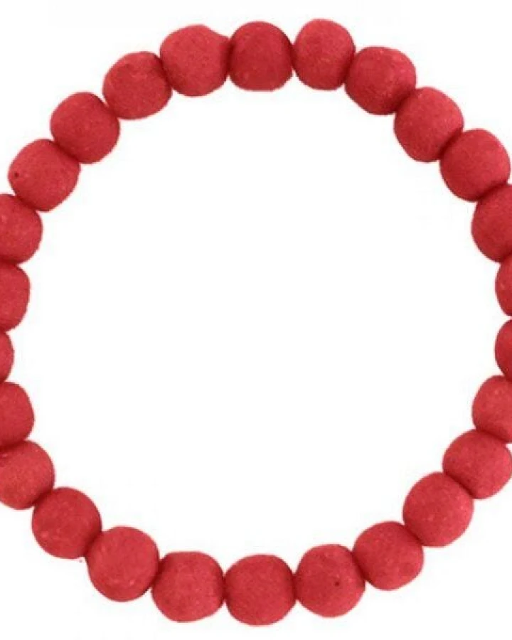 Global Mamas Armband mit Perlen aus Recycling Glas, Durchmesser ca. 7,5 cm