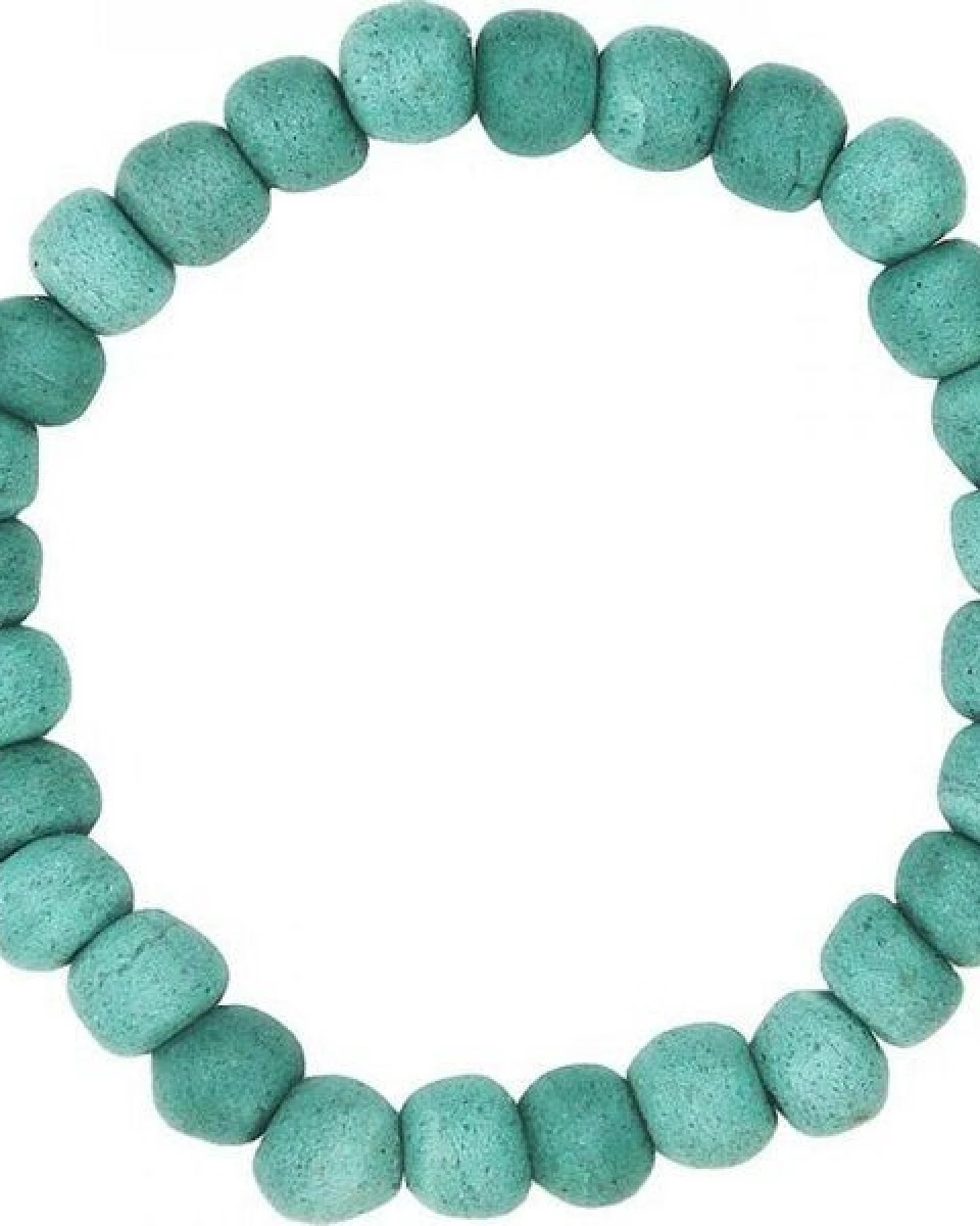 Global Mamas Armband mit Perlen aus Recycling Glas, Durchmesser ca. 7,5 cm – Ansicht 2