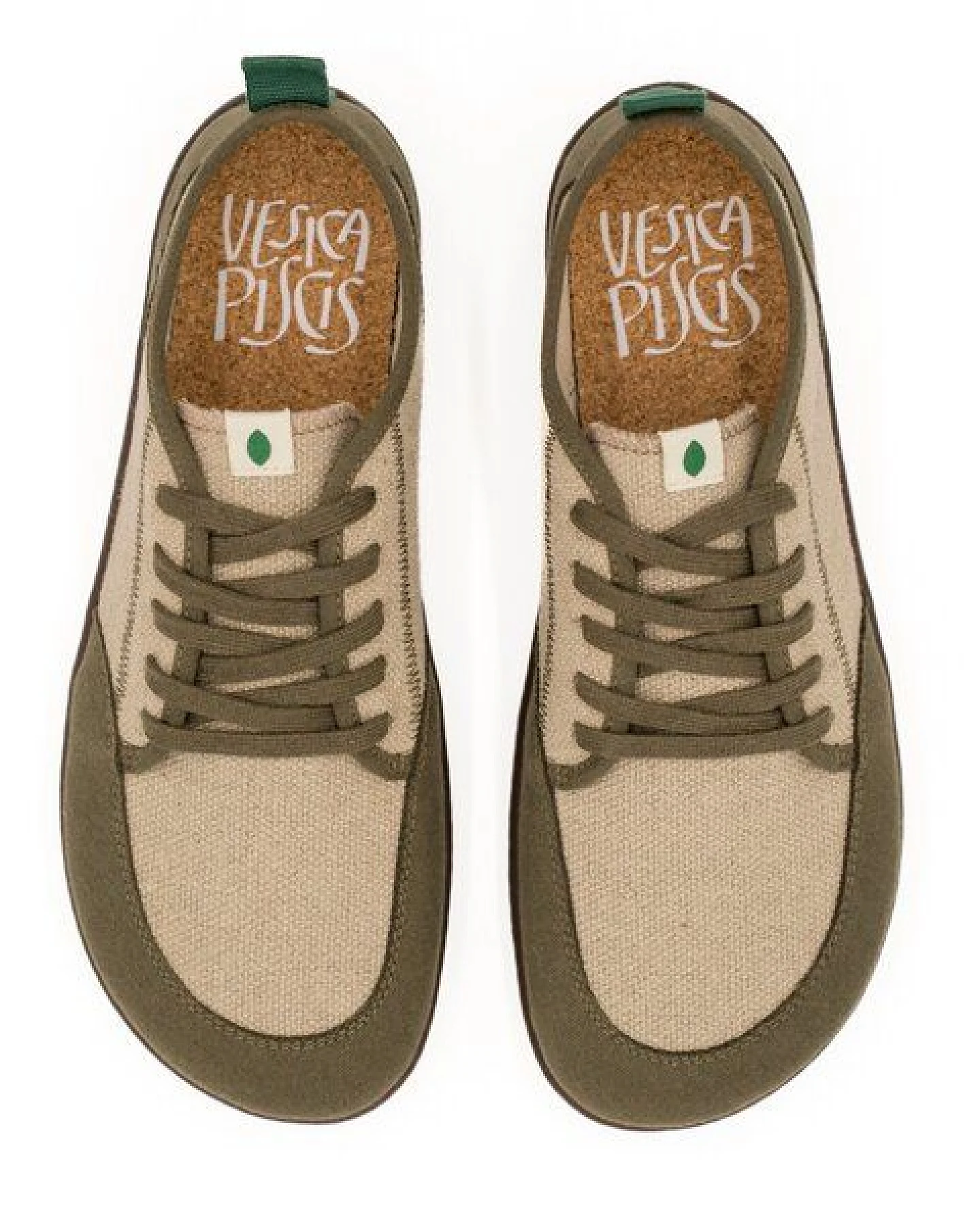 Vesica Piscis Footwear CLAXTON vegan barefoot khaki-natural linen – Ansicht 3